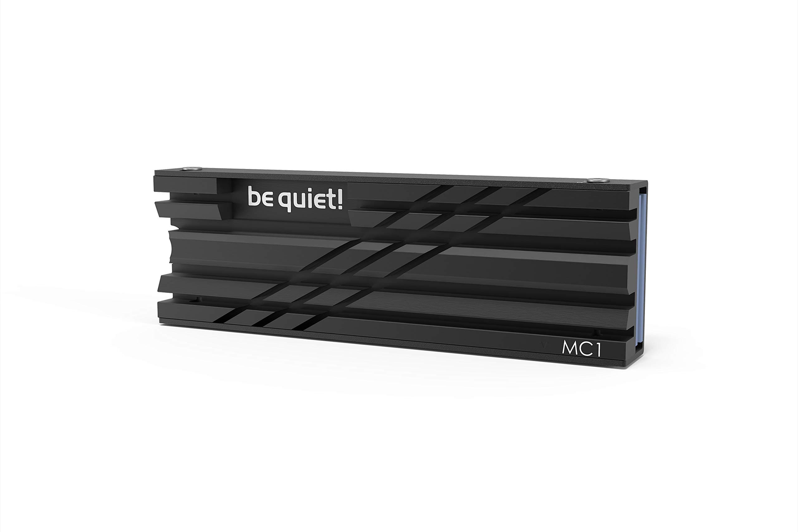be quiet! MC1 M.2 SSD Kühler ermöglicht maximale Lese- und Schreibgeschwindigkeit, für Ein- und Doppelseitige 2280 Module, BZ002 Bild 2