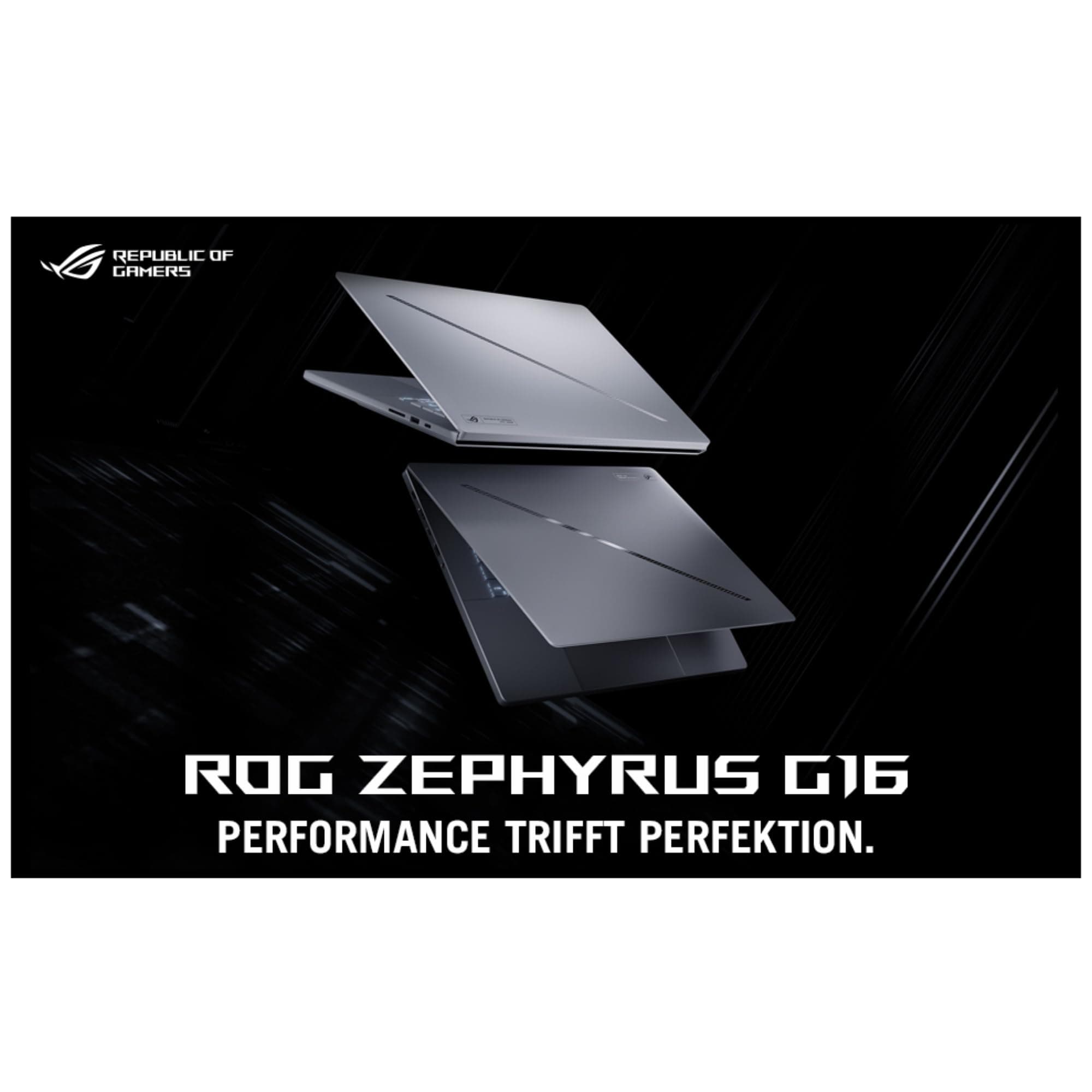 ASUS ROG Zephyrus G16 GA605KM Laptop; 16" WQXGA 240Hz/0,2ms 16:10 OLED Display; AMD Ryzen AI 7 350; 32GB RAM; 1TB SSD; NVIDIA RTX 5060; Win11 Home; QWERTZ; Platinum White; 3Monate GamePass Bild 4