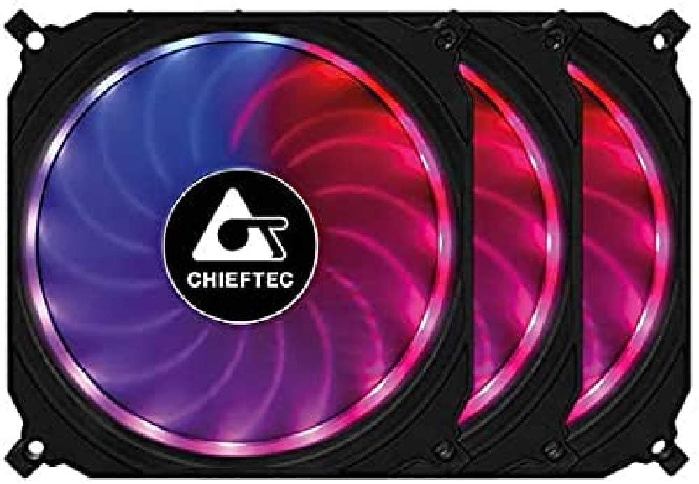 Case Fan 120mm 3-RGB Set/TORNADO CF-3012-RGB Chieftec Bild 2