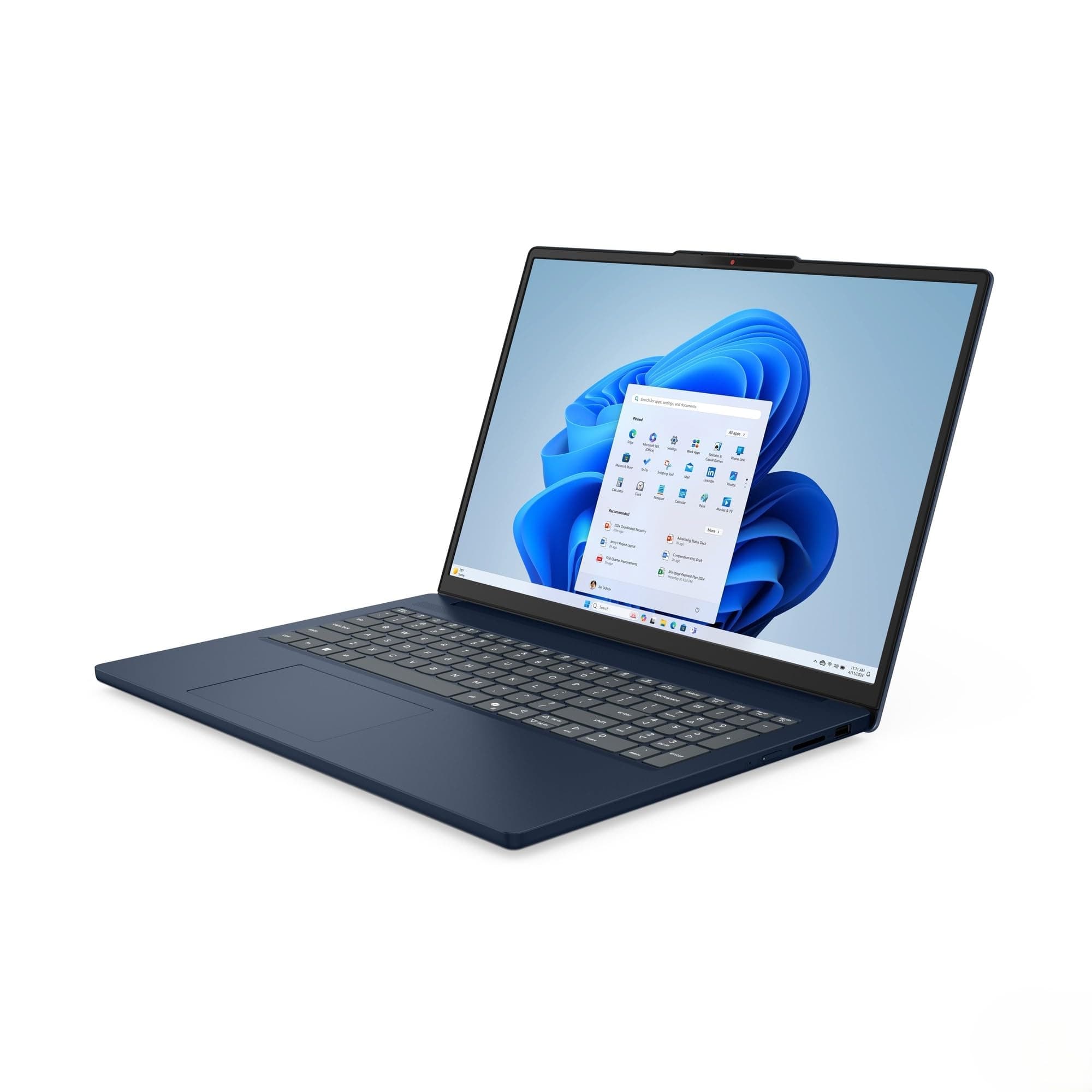 Lenovo IdeaPad Slim 3 Laptop | 16" WUXGA Display | AMD Ryzen 5 7535HS | 24GB RAM | 1TB SSD | AMD Radeon 660M Grafik | Windows11 | QWERTZ | Cosmic blau | 3 Monate Premium Care Bild 2