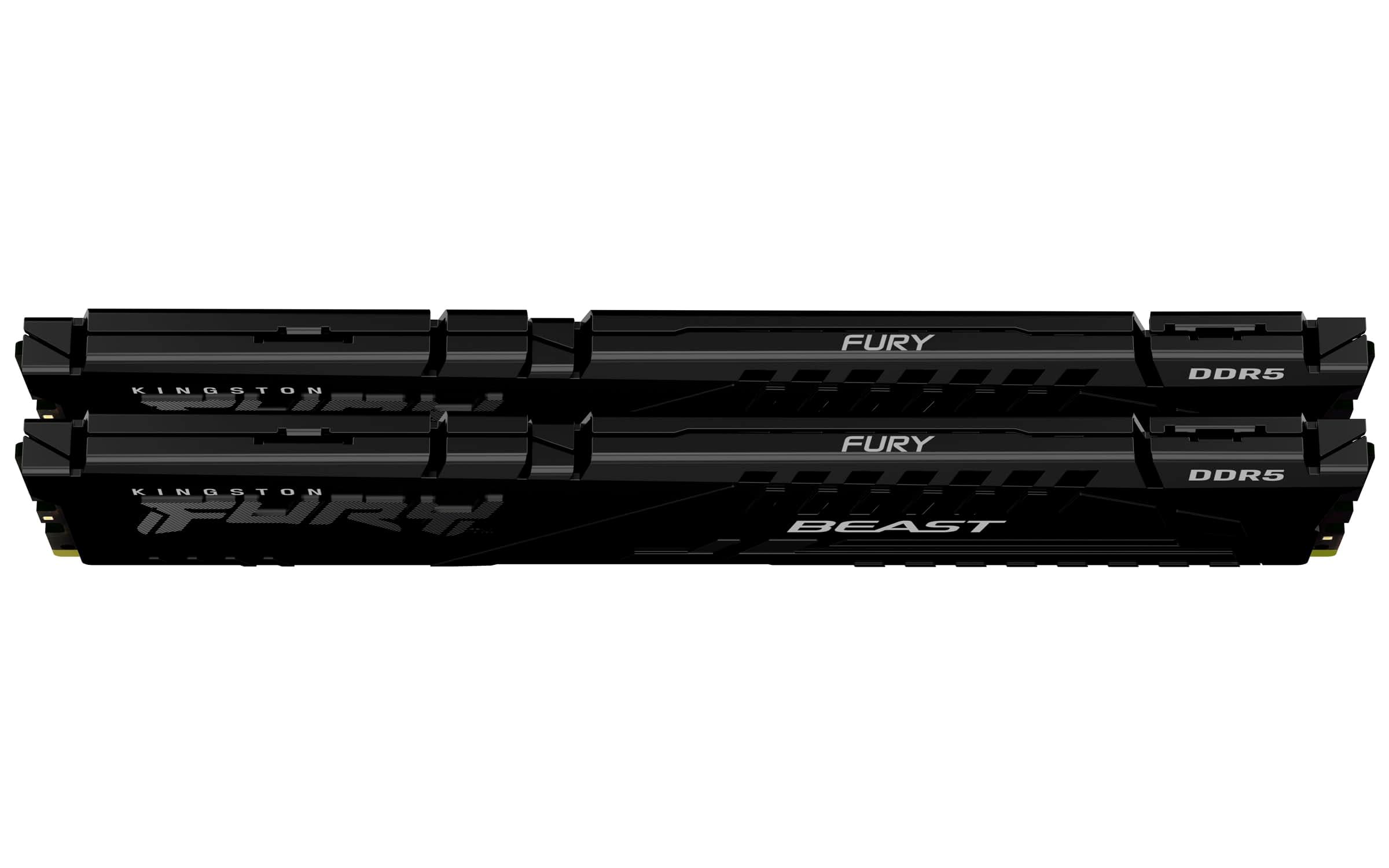 Kingston FURY Beast Schwarz DDR5 64GB (2x32GB) 6000MT/s CL30 DIMM Desktop Gaming Speicher Kit mit 2 AMD EXPO und Intel XMP - KF560C30BBEK2-64 Schwarz 64GB (2x32GB) AMD EXPO-Intel XMP 6000MT/s (EXPO) Bild 7