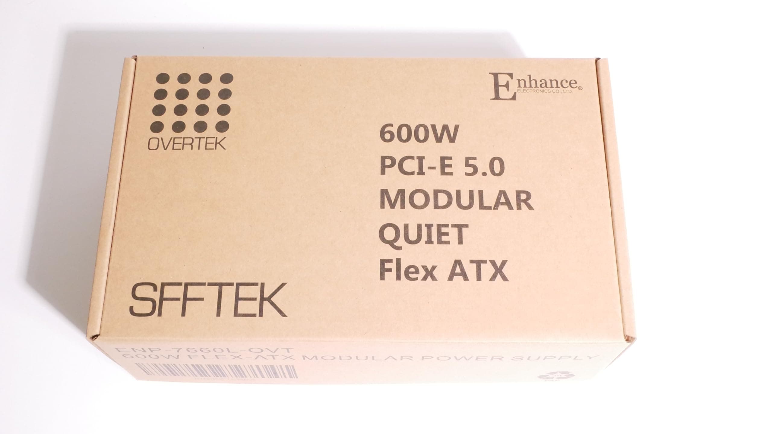 Enhance ENP-7660L Modulares Platinum Flex ATX-Netzteil für Systeme mit kleinem Formfaktor, 600 W, 3 Jahre Garantie Bild 5