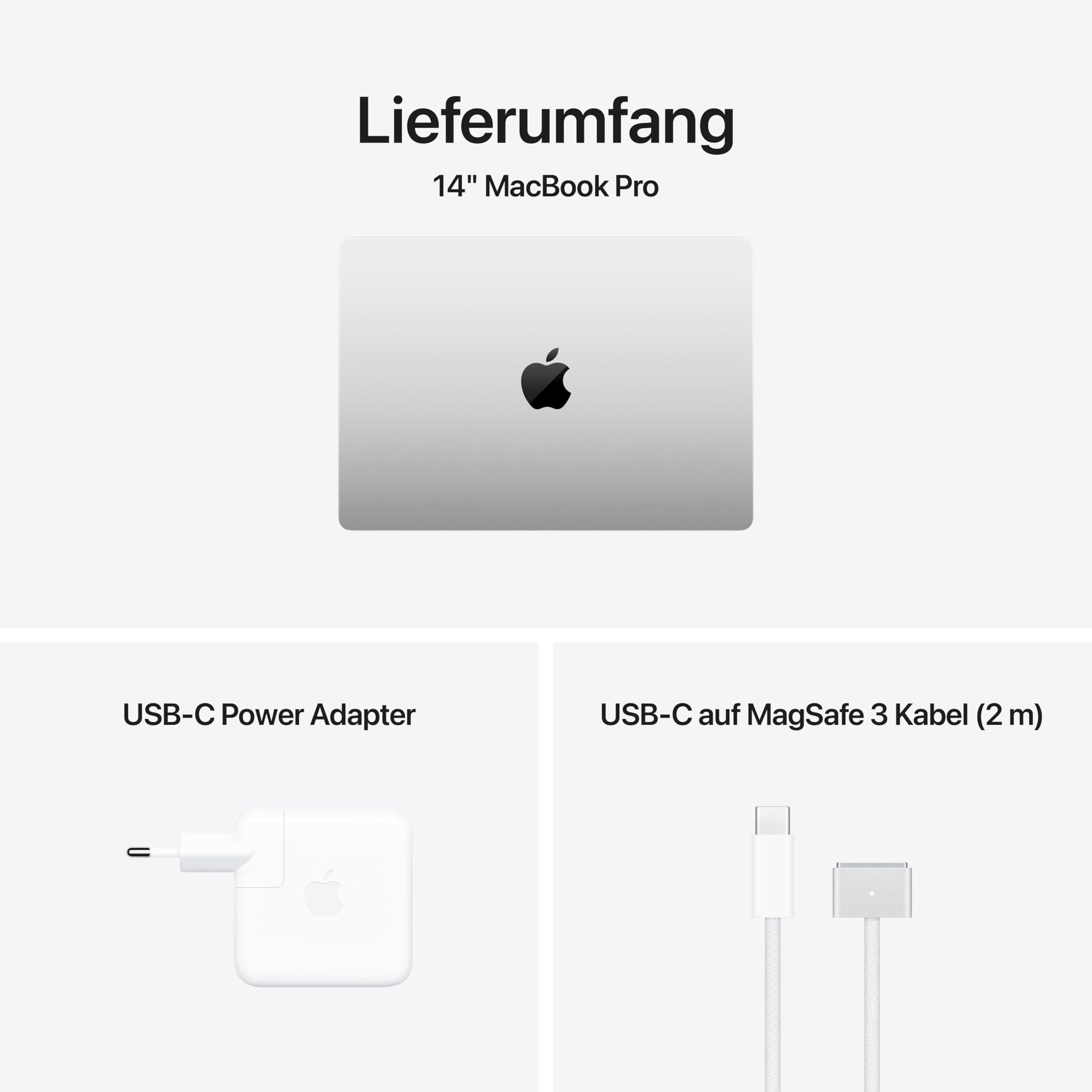 Apple 2024 MacBook Pro Laptop mit M4 Pro Chip mit 12-Core CPU und 16-Core GPU: 14,2" Liquid Retina XDR Display, 24 GB gemeinsamer Arbeitsspeicher, 512 GB SSD Speicher; Silber Silber 24 GB Gemeinsamer Arbeitsspeicher 512 GB SSD M4 Pro Chip Bild 6