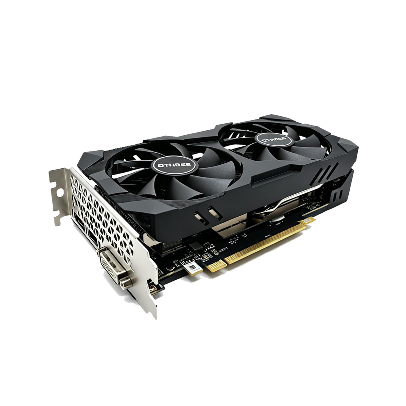 QTHREE Radeon RX 560 XT 8GB GDDR5 128-bit Grafikkarte, HDMI, DVI-D, DisplayPort, Grafikkarten PC für Gaming, GPU, PCI Express x16, DirectX 12, 6 PIN Power Supply RX 560 XT 8G DP/HDMI/DVI Bild 2