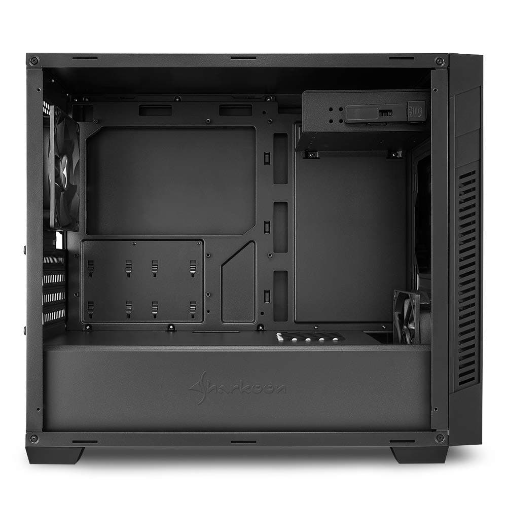 Sharkoon S1000 micro ATX Gehäuse, schwarz Bild 7