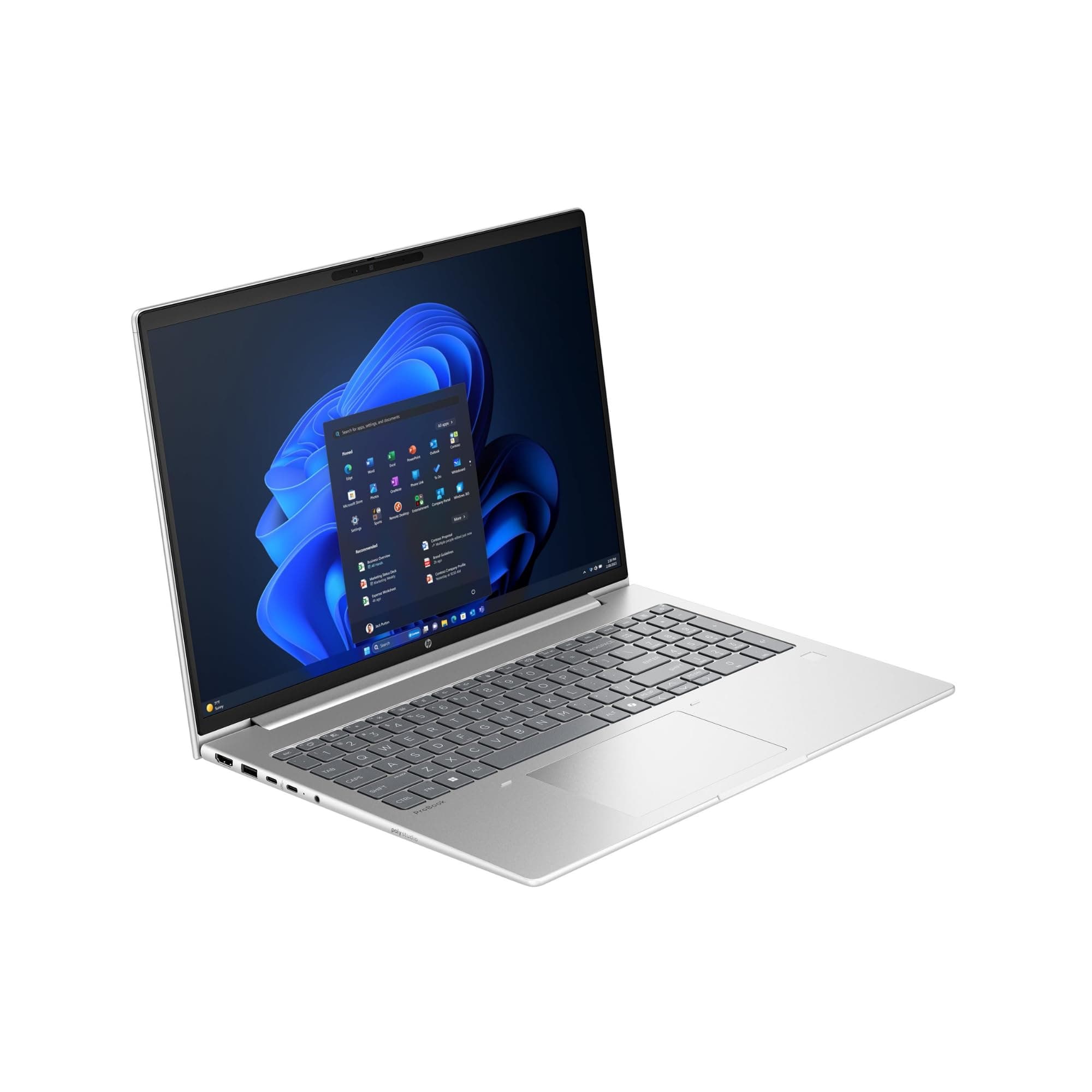 HP ProBook 4 16 G1i Notebook AI - 177°-Scharnierdesign - Intel Core Ultra 7 255H / 2 GHz - Win 11 Pro - GeForce RTX 3050-32 GB RAM - 1 TB SSD NVMe - 40.6 cm (16") IPS 1920 x 1200 - Wi-Fi 7 Bild 4