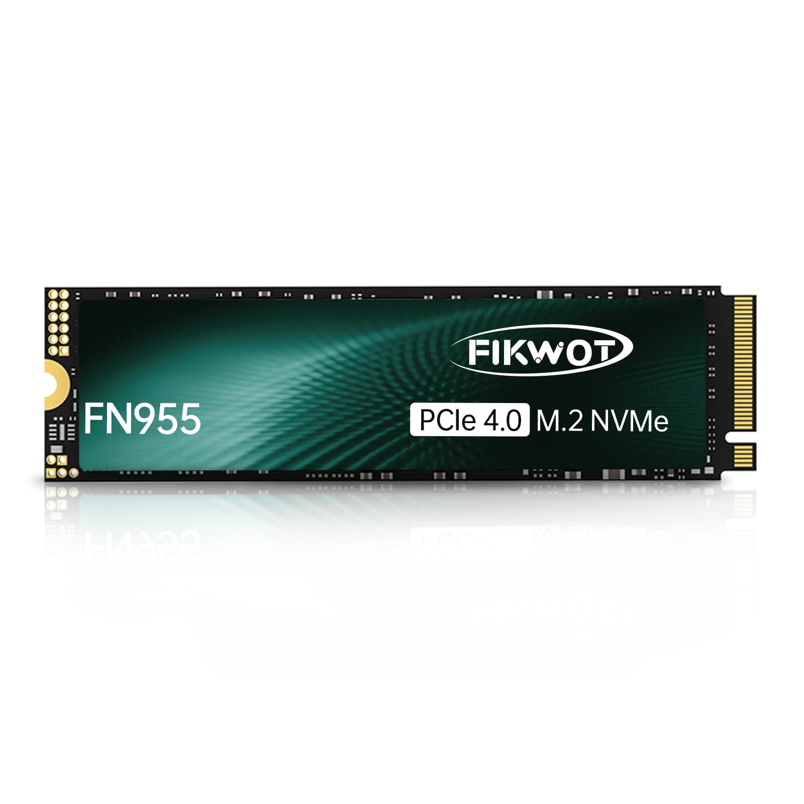 Fikwot FN955 1TB M.2 PCIe Gen4 Internes Solid State Drive mit Graphene Kühlaufkleber - Bis zu 7350 MB/s, Dynamischer SLC Cache, Kompatibel mit Laptops und PC Desktops Bild 2