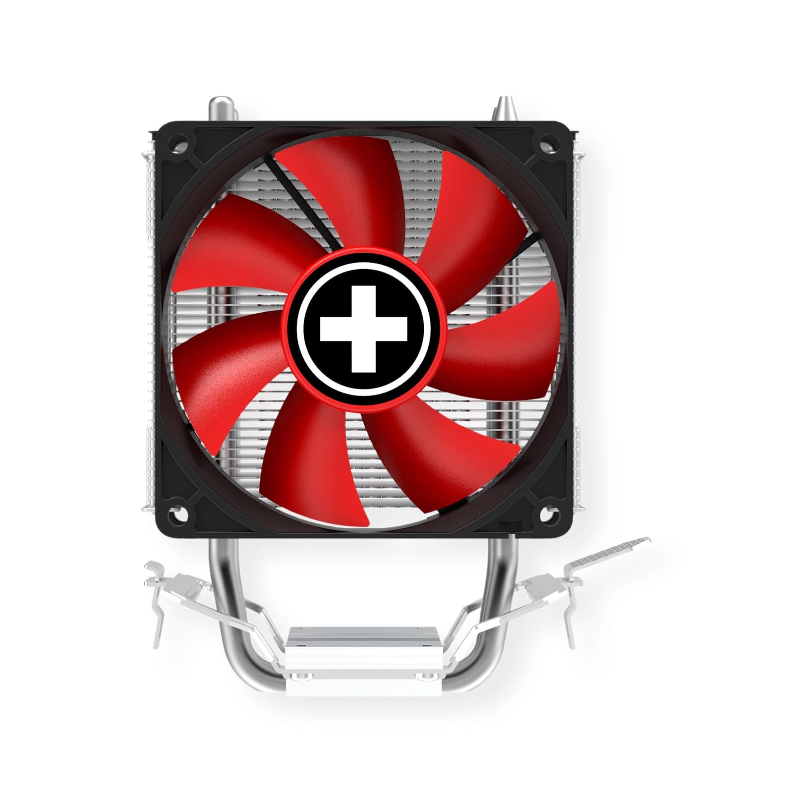 Xilence A402 AMD CPU Luft Kühler, AM5/AM4, 130W TDP, leiser 92mm PWM Lüfter, einfache Montage, optimal für moderate Kühlanforderungen im Office, Home und Gaming, mit Direct Touch Technologie, silber Bild 2