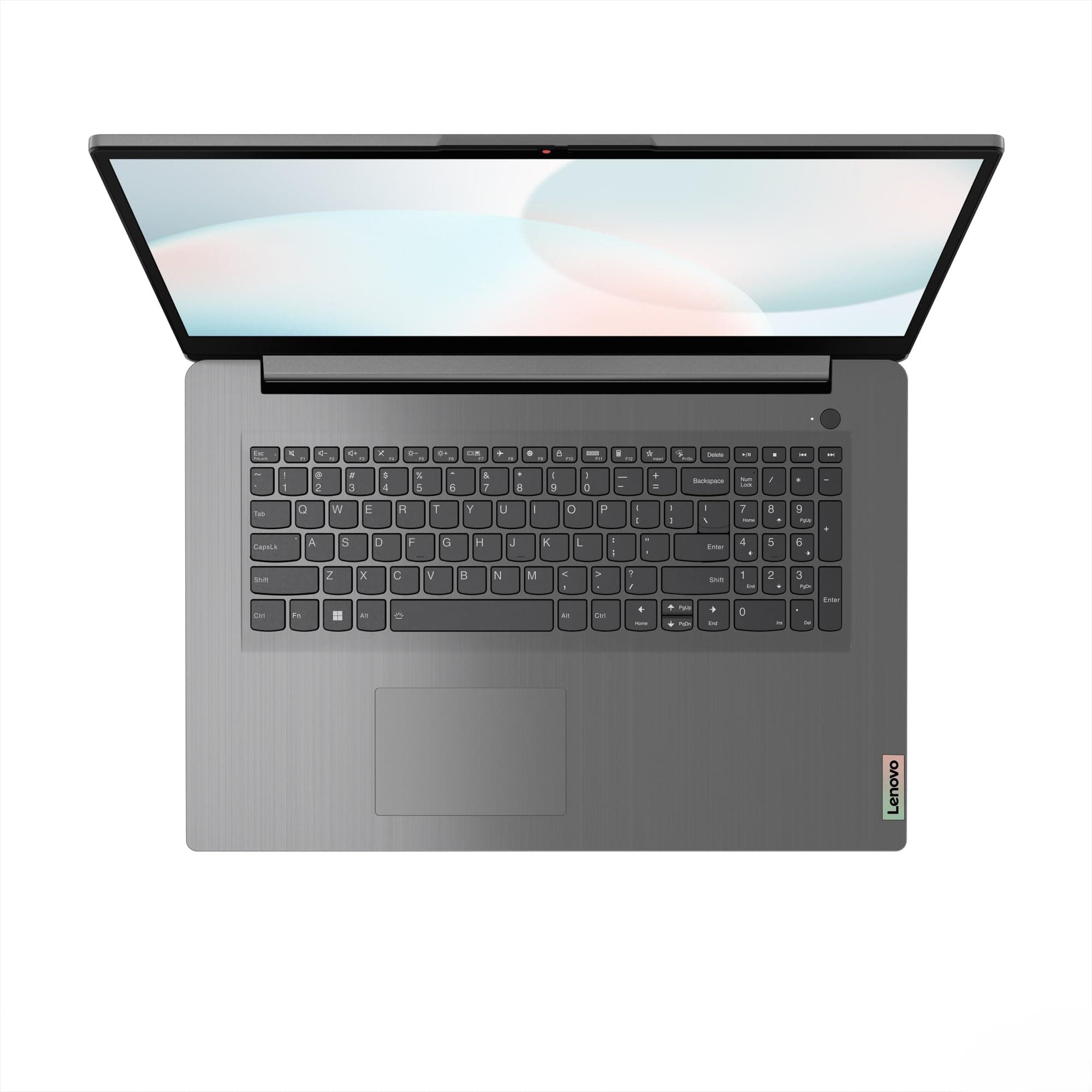 Lenovo IdeaPad 3 Laptop | 17.3" HD+ Display | AMD Ryzen 5 | 8GB RAM | 512GB SSD | AMD Radeon Grafik | Windows 11 | QWERTZ | Artic Grau | Kameraschutzabdeckung | 3 Monate Premium Care Bild 2