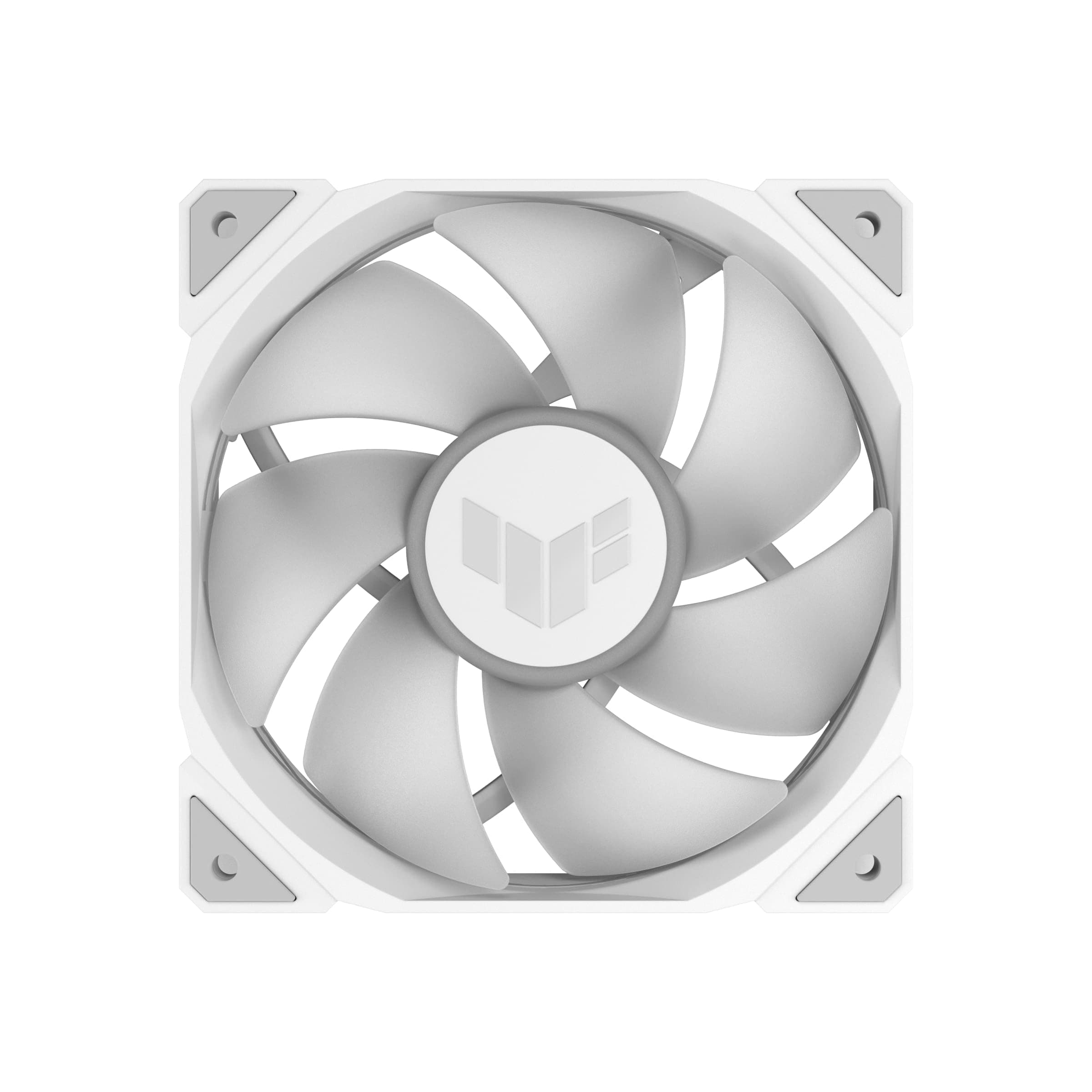 ASUS TUF Gaming TR120 ARGB Standard Blade White 3IN1 Gehäuselüfter 3er Pack (120mm PWM PC Lüfter, 2000 RPM, 3,3 mm H2O, 77,4 CFM Luftstrom, 16 einzeln adressierbare RGB-LEDs, weiß) Bild 7