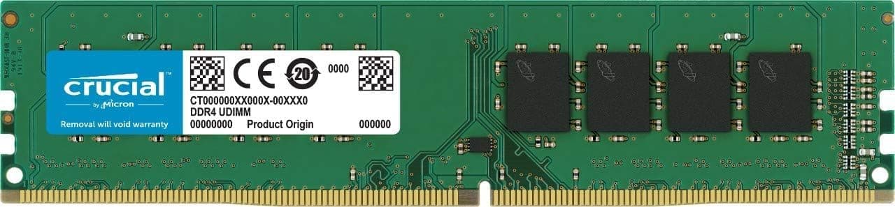 Crucial 16GB DDR4 2133MHz UDIMM Desktop RAM CT16G4DFD8213 – perfekt passend – Samsung Original kompatibel – 10 Jahre Garantie – PC4-17000 Non-ECC Speicher für ASUS MSI Gigabyte HP Dell Lenovo