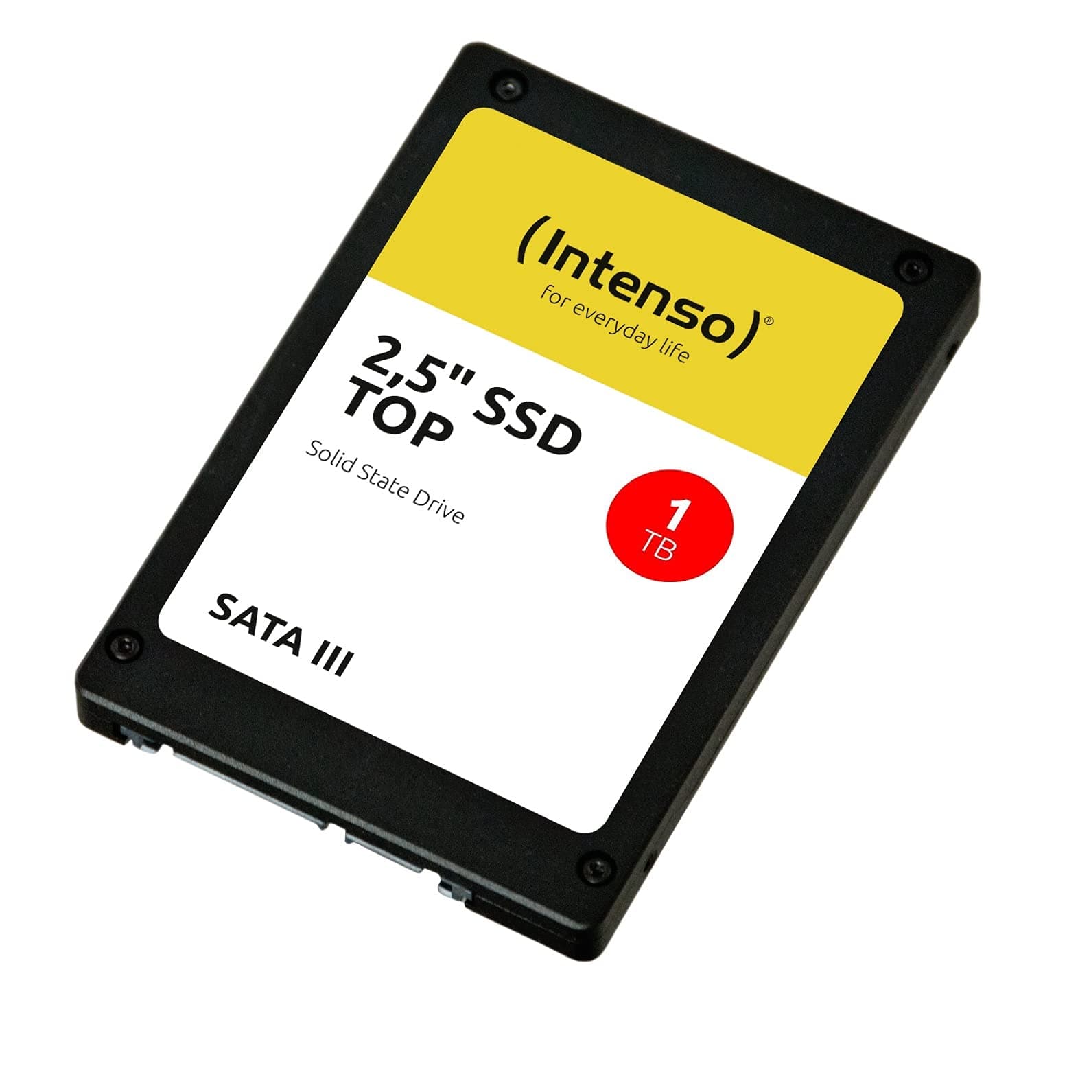 Intenso Interne 2,5" SSD SATA III Top, 1 TB, 550 MB/Sekunden, Schwarz, Festkörper-Laufwerk & Speed Line, 64GB Speicherstick, USB-Stick 3.2 Gen 1x1, schwarz Bild 3