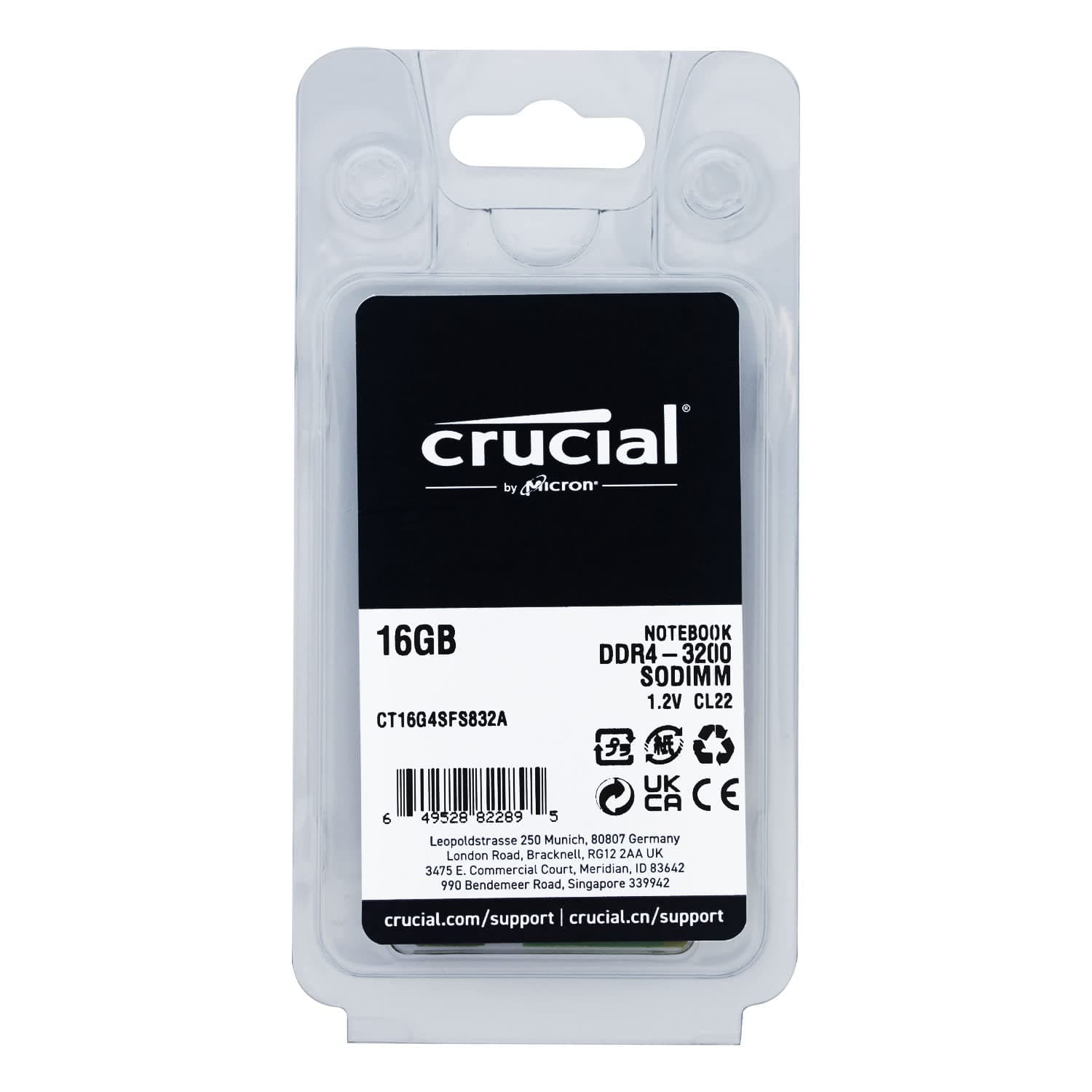 16 GB 260pin SODIMM DDR4 PC4-25600 NONECC Bild 5
