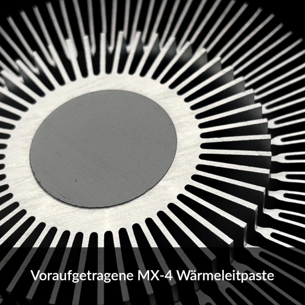 ARCTIC Alpine 23 CO - Kompakter AMD CPU Kühler für AM5 und AM4, Wärmeleitpaste MX-2 voraufgetragen, für Dauerbetrieb, Computer, PC - Schwarz Bild 5