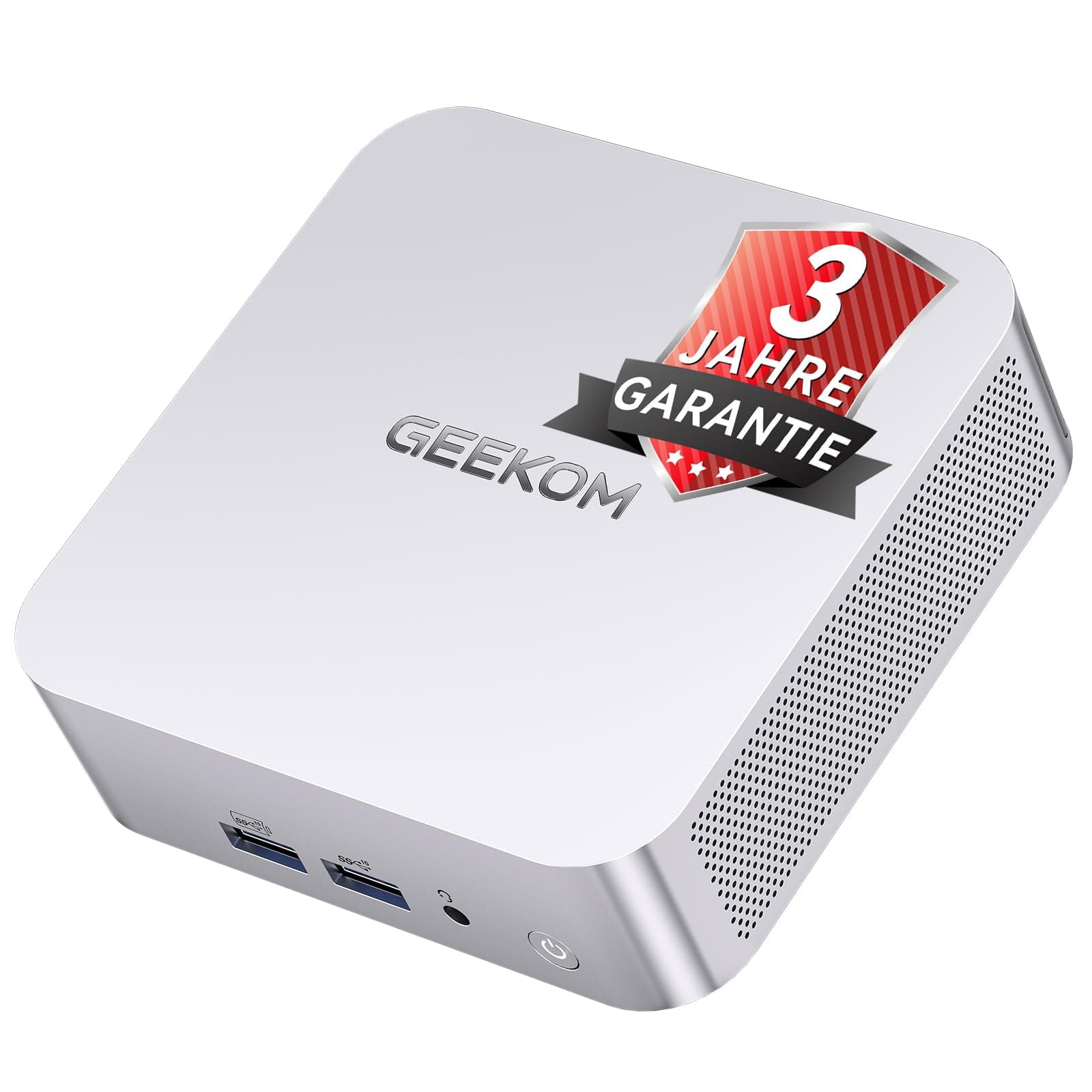 GEEKOM Mini PC A7 Windows 11 Pro Vorinstalliert mit Ryzen 5 7535HS, 1T SSD 16GB DDR5(Erweiterbar, nicht LPDDR)Mini Desktop Computer | 8K-Quad-Display | 2,5G LAN | SD-Karte für Kreativität/Office/Home R5 7535HS(16+1)