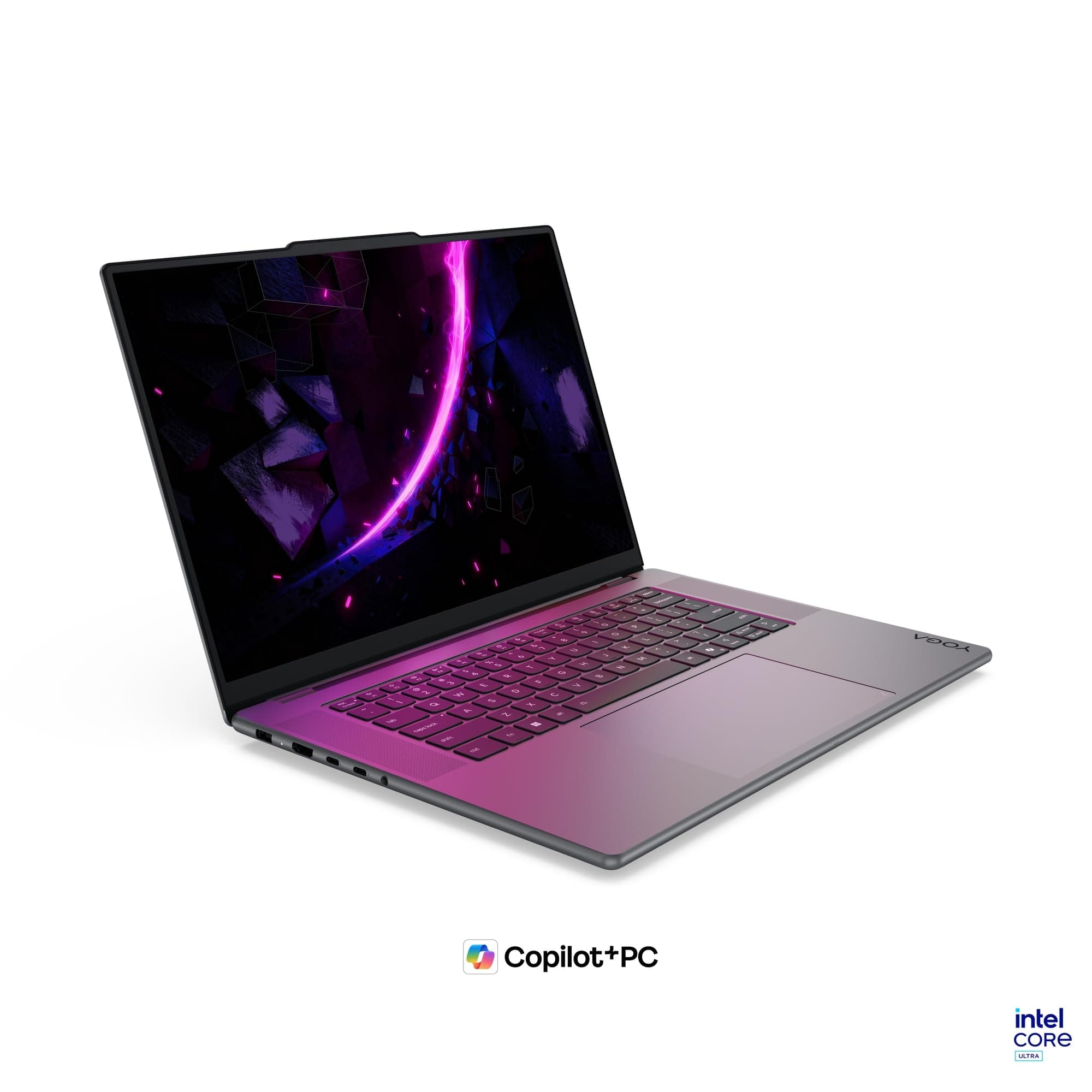 Lenovo Yoga Pro 9i Aura Edition Laptop | 16"3.2K OLED Touch Display | Intel Core Ultra 9 386H | 32GB RAM | 1TB SSD | NVIDIA GeForce RTX 5060 | Windows 11 | QWERTZ | Thunder Grau | 3 Jahre Premium Care Bild 2