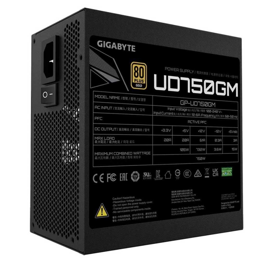 Gigabyte GP-UD750GM 750W 80 Plus Gold Modular Bild 3