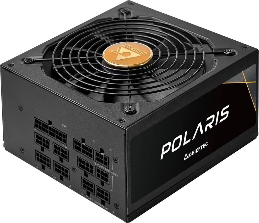 Chieftec PPS-1250FC 1250W PC-Netzteil, schwarz, 6X PCIe, Kabel-Management Polaris 1250W Netzteil 20+4 Pin ATX Modular (80+Gold) Schwarz Bild 2