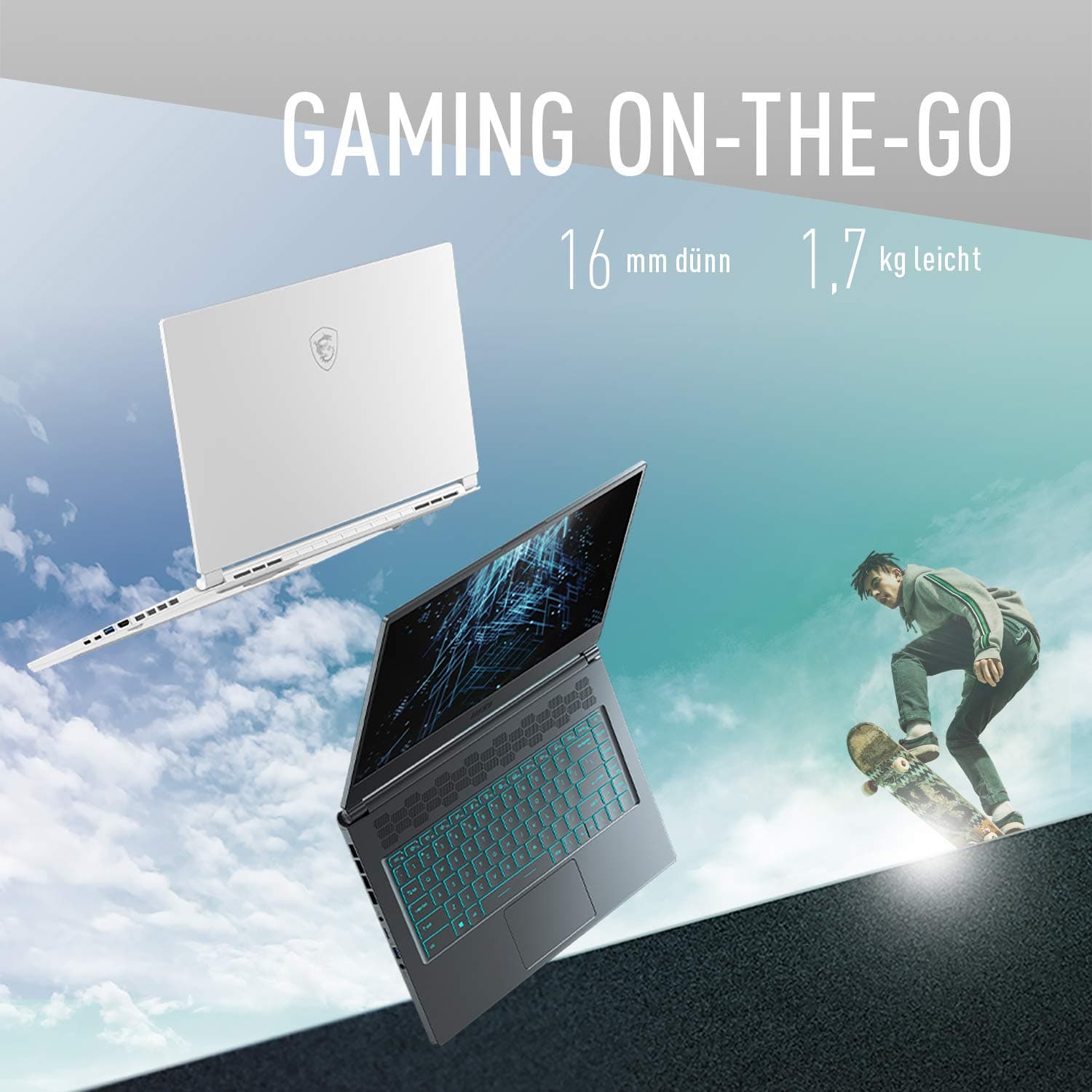 MSI Stealth 15M White 15.6 Zoll FHD (1920 * 1080 Pixel/144 Hz) Gaming Notebook (Intel Core i7-11375H Special Edition), 16 GB RAM DDR4-3200, NVIDIA GeForce RTX 3060, 1TB Windows 10 Home, A11UEK-028 Intel Tiger Lake Core i7-11375H 15,6" Thin & Light Laptop Weiß Bild 5