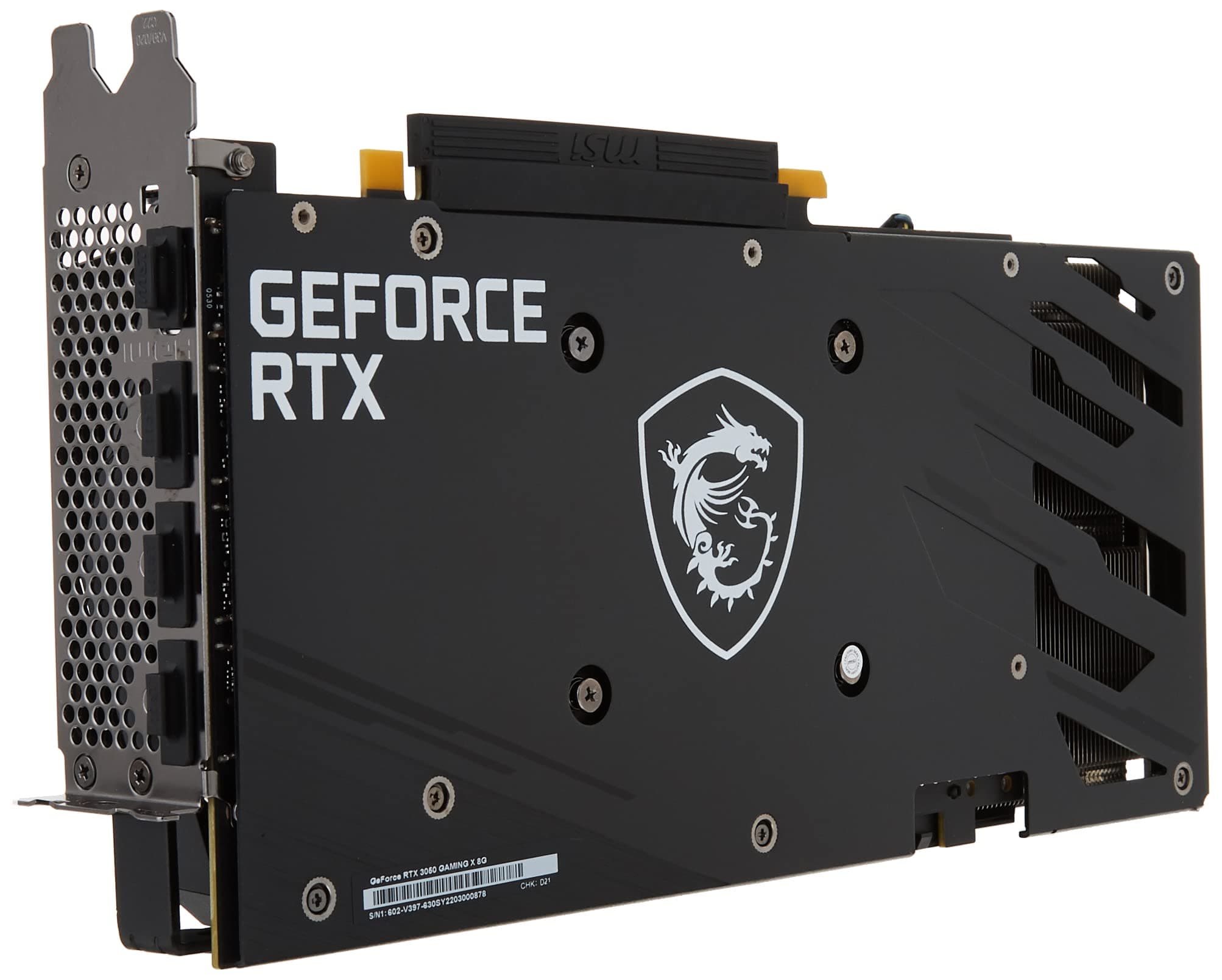 MSI GeForce RTX 3050 Gaming X 8G Gaming Grafikkarte - NVIDIA RTX 3050, 8GB GDDR6 Speicher, 128-bit, 14 Gbps Bild 7
