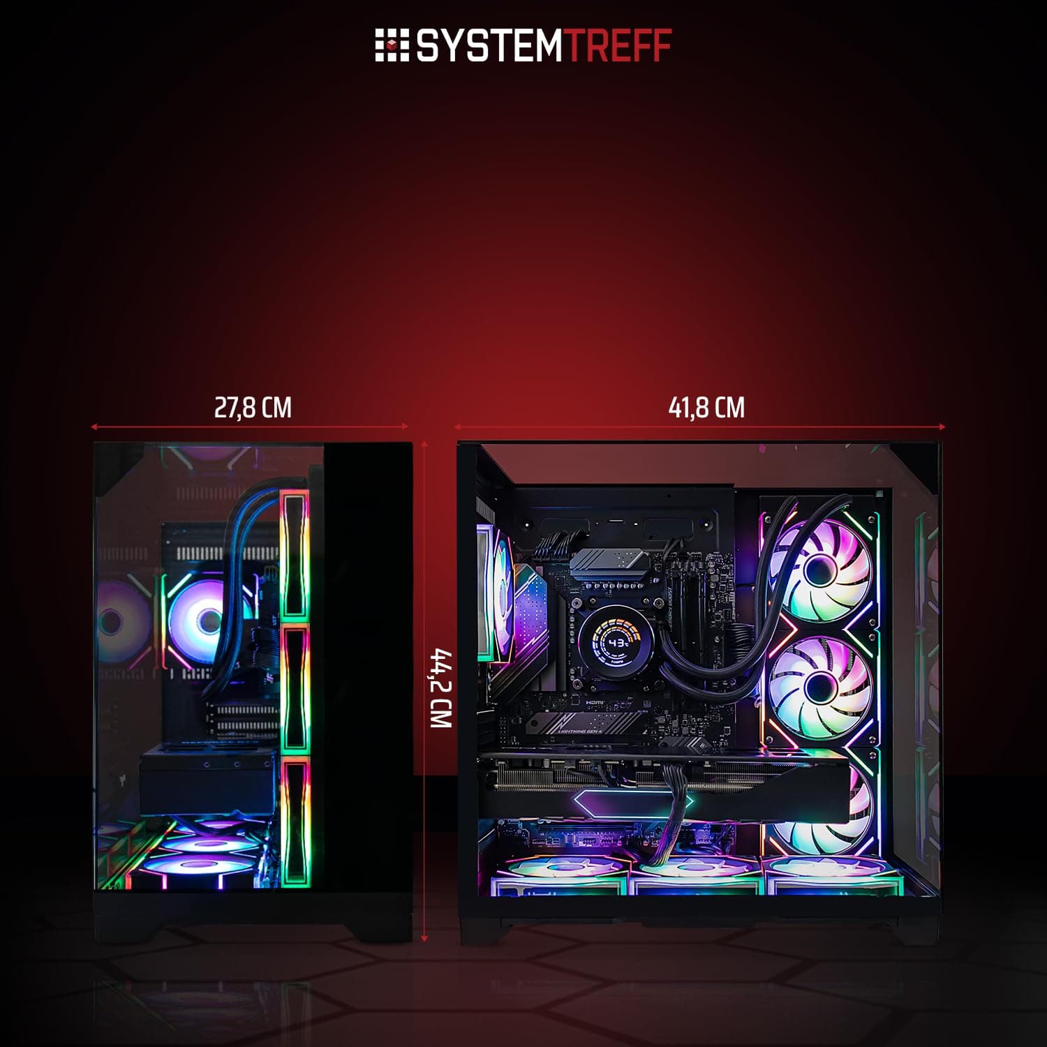 SYSTEMTREFF High-End Gaming PC AMD Ryzen 9 9950X3D2 Dual 16x5.6GHz | Nvidia RTX 5090 32GB | 2TB M.2 NVMe | 32GB DDR5 RAM | Windows 11 | Desktop Computer Rechner für Gamer, Zocker & Streamer Bild 7