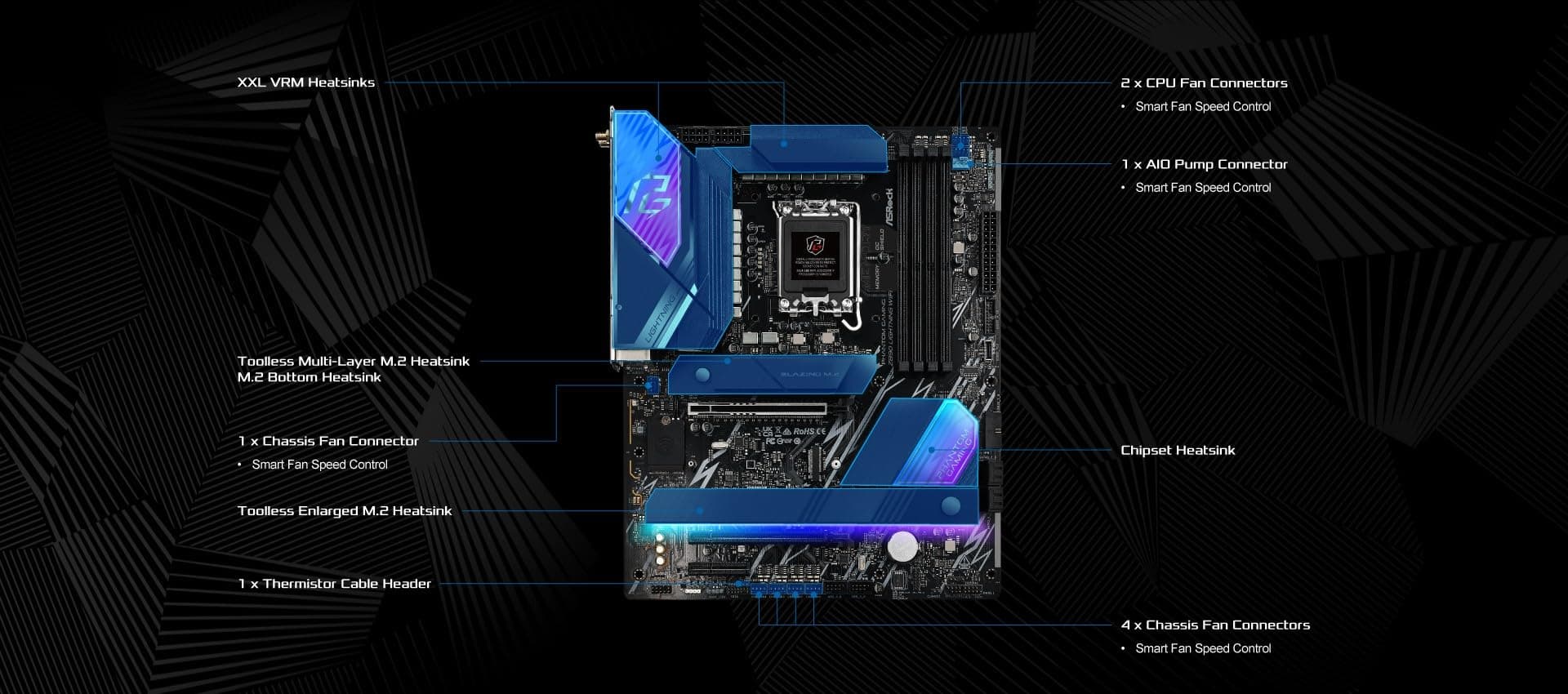 ASRock Z890 Lightning WiFi Intel Sockel 1851 DDR5 Bild 6