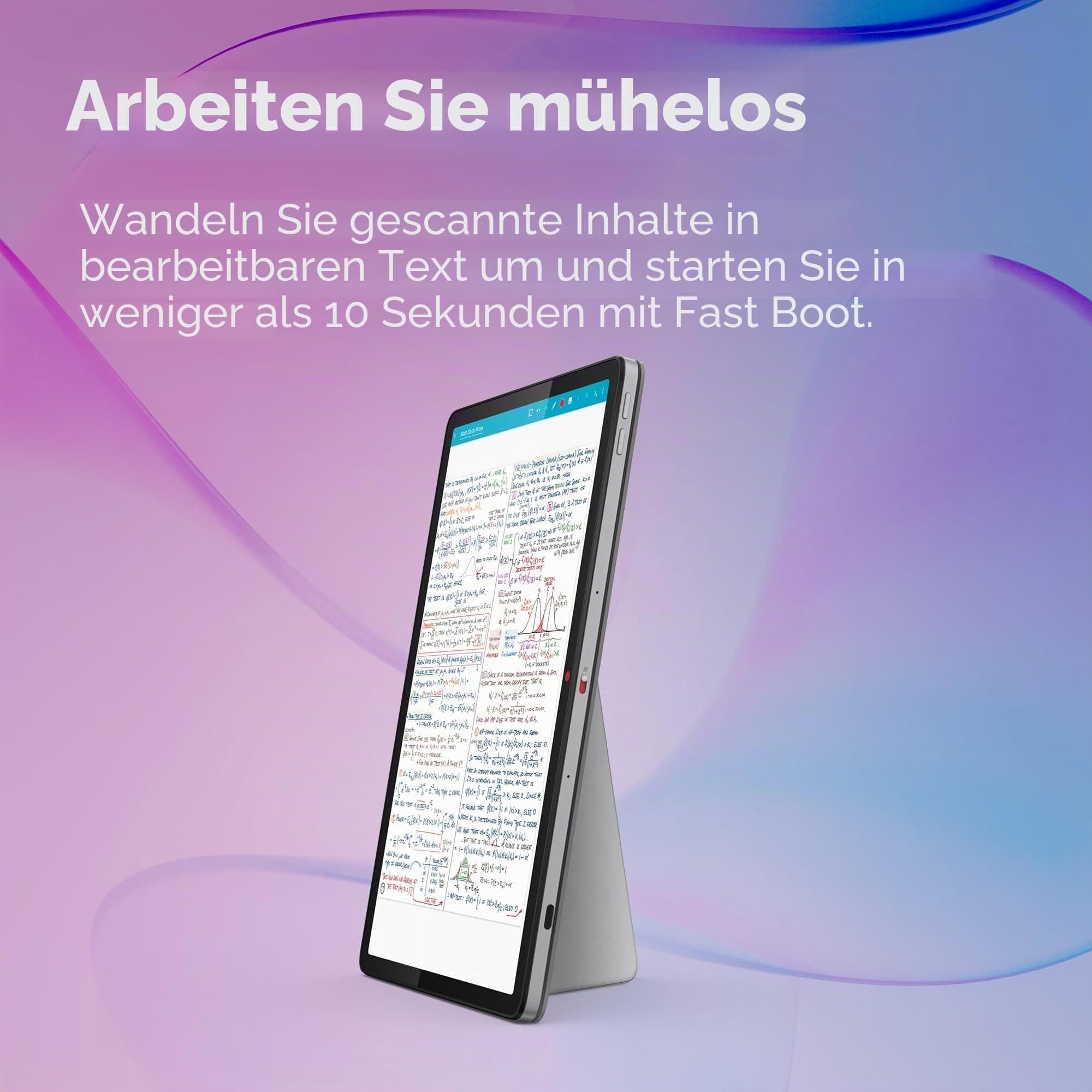 Lenovo Chromebook Duet 11 Gen 9 Laptop, 27,9 cm (11 Zoll), WUXGA, Touchscreen + Stift enthalten (MediaTek Kompanio 838, 8 GB RAM, 128 GB Emmc, ChromeOS) Grau QWERTY + 3 Monate Google AI Pro mit Gemini Bild 8