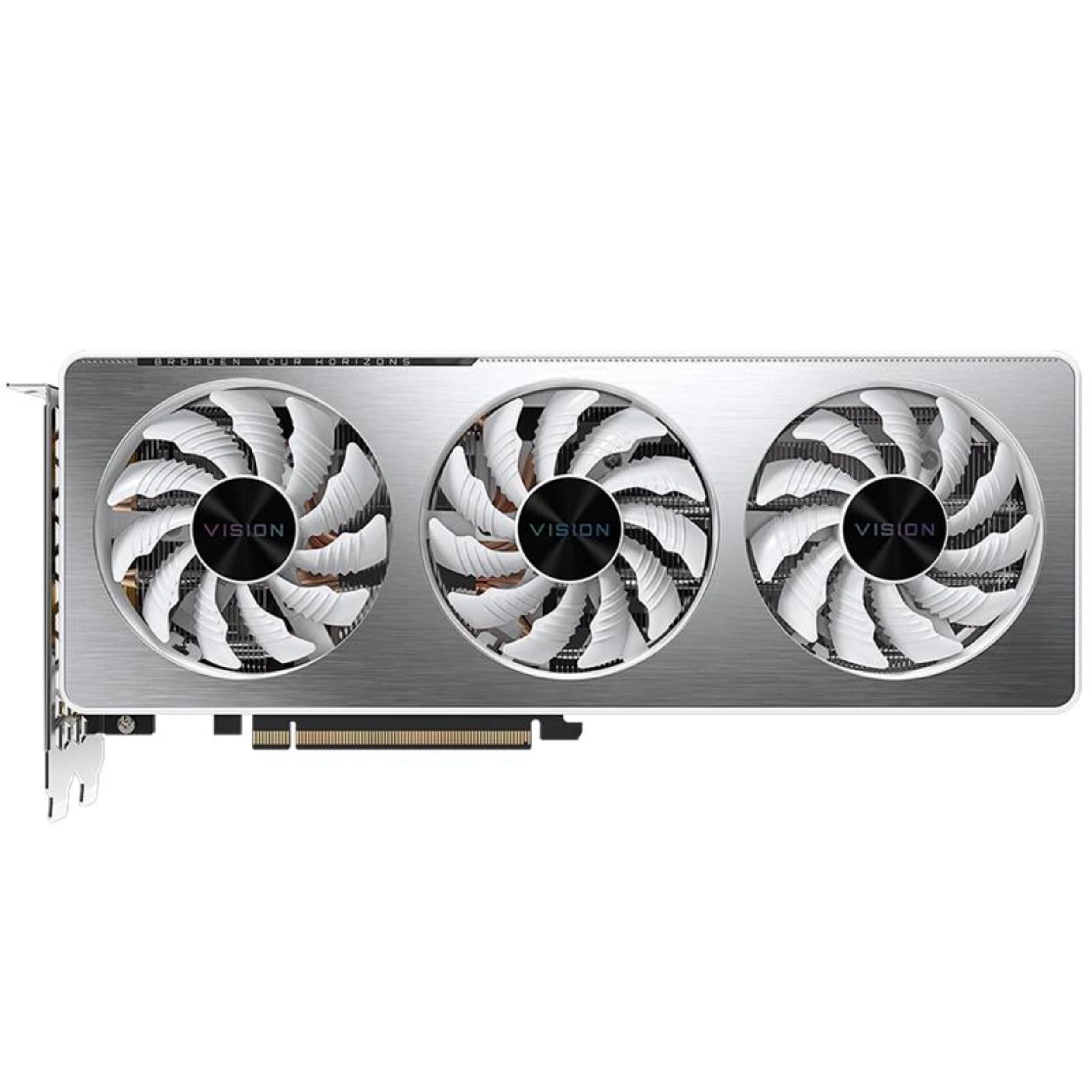 GIGON Gigabyte GeForce RTX 3060 Ti Vision OC 8GB V2 LHR Grafikkarte, GV-N306TVISION OC-8GD V2 Bild 3