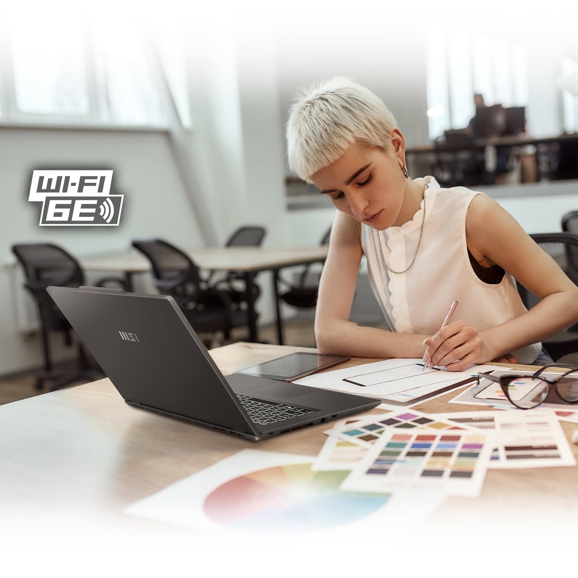 MSI VenturePro A17 AI+, Business-Laptop, AMD Ryzen™ AI 7 350 Prozessor, 17,3" Full HD Display, NVIDIA® GeForce RTX™ 5060 Grafik, 16 GB RAM, 512 GB SSD, Windows 11 Home, QWERTZ Tastatur, A3HWFG-003 Bild 8