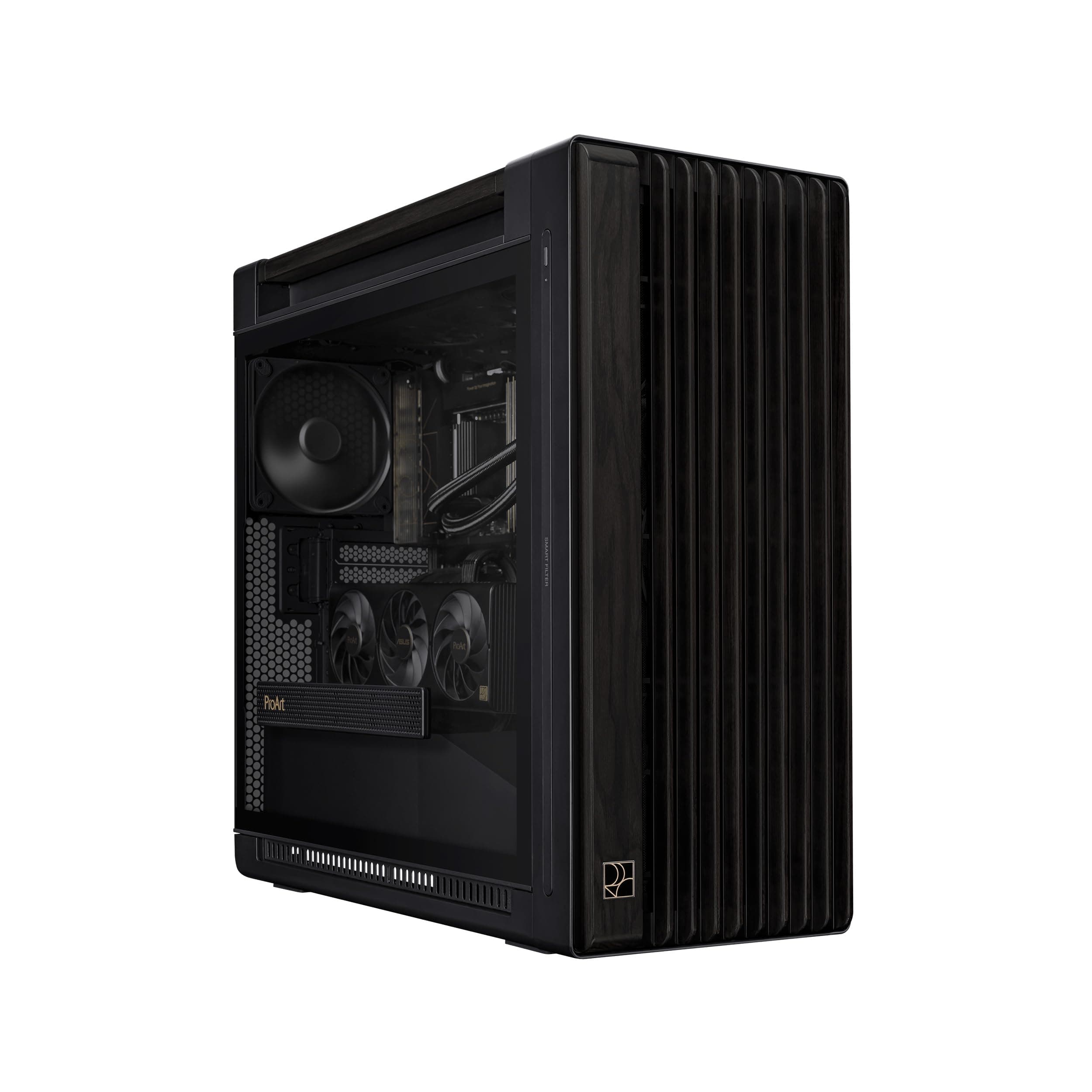 Asus Proart Pa602 Wood Edition Midi Tower Nero (asus Proart Pa602 Wood Tg Case) Bild 2