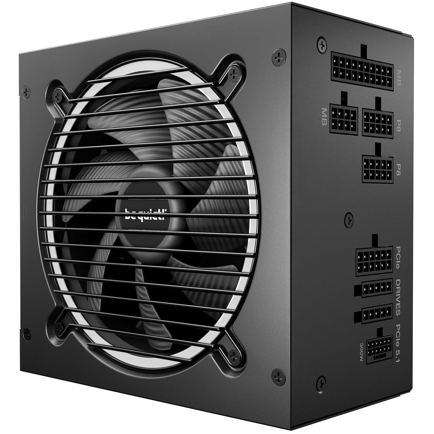 be quiet! Pure Power 13 M 550W Netzteil, 80 Plus® Gold Effizienz, ATX 3.1-Netzteil, für PCIe 5.1 GPUs, 120mm be quiet! Lüfter, semi-passiver Betrieb möglich, LLC-Technologie, Single-Rail Bild 2