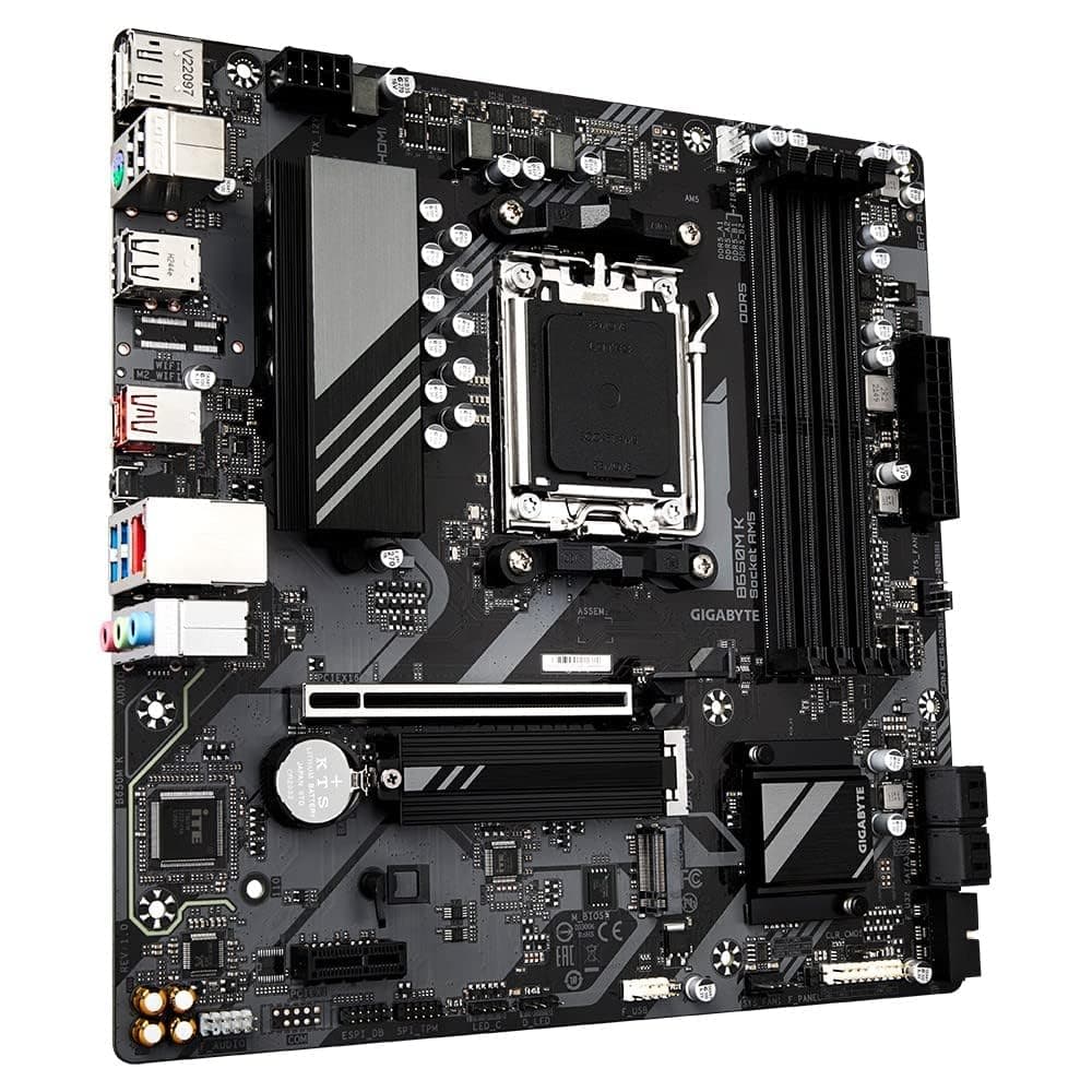 Gigabyte B650M K (Sockel AM5/B650/DDR5/S-ATA 6Gb/s/Micro ATX) Bild 3