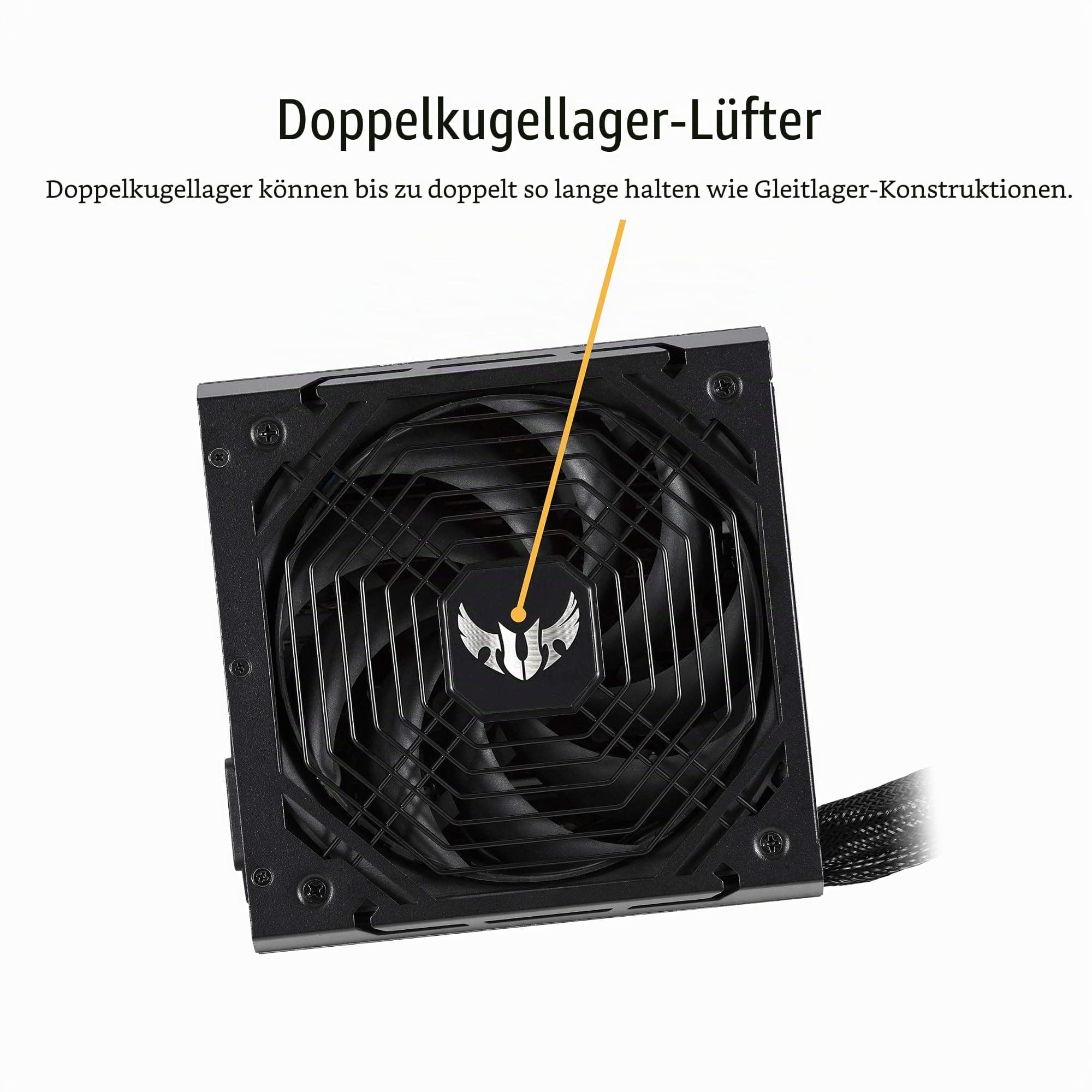 ASUS TUF Gaming 650W Netzteil (80 Plus Bronze, 0db-Technologie, 80cm 8-Pin CPU-Anschluss, Schwarz) Bild 7
