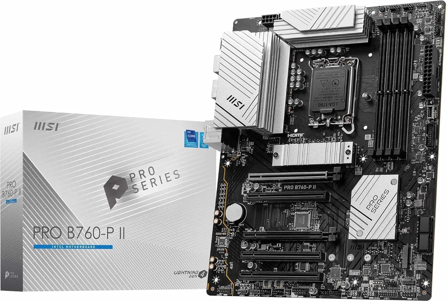 MSI PRO B760-P II Mainboard + Intel® Core™ i7-14700K Desktop Processor 20 cores PRO B760-P II i7-14700K Bild 3