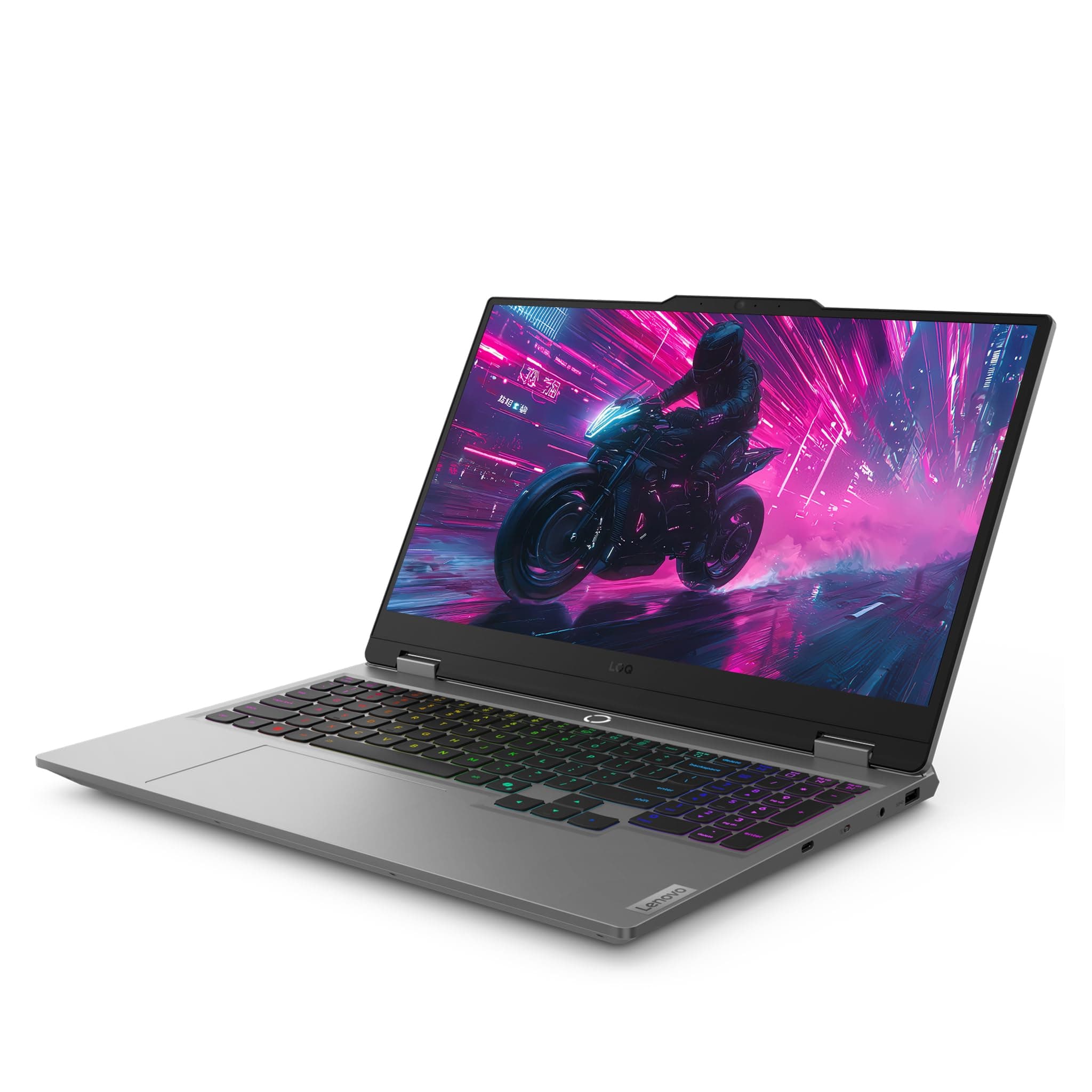 Lenovo LOQ 15AHP10 Gaming Laptop, AMD Ryzen 5 220, 32 GB DDR5 RAM, 1 TB PCIe SSD, 15.6" FHD (1920x1080) IPS Display, NVIDIA GeForce RTX 5050, Deutsches Tastatur-Layout, W11 Home, Luna Grey 32 GB RAM | 1 TB SSD Windows 11 Home Bild 3