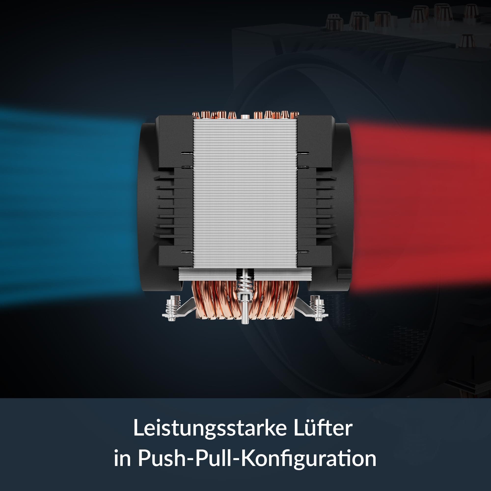 ARCTIC Freezer 4U-SP5 - Server CPU Kühler für AMD SP5, 4U & UP, AMD EPYC, 2 x 120 mm Lüfter, 300–3300 rpm, 4-poliger PWM-Anschluss, 10 Heatpipes, LGA6096 Bild 7