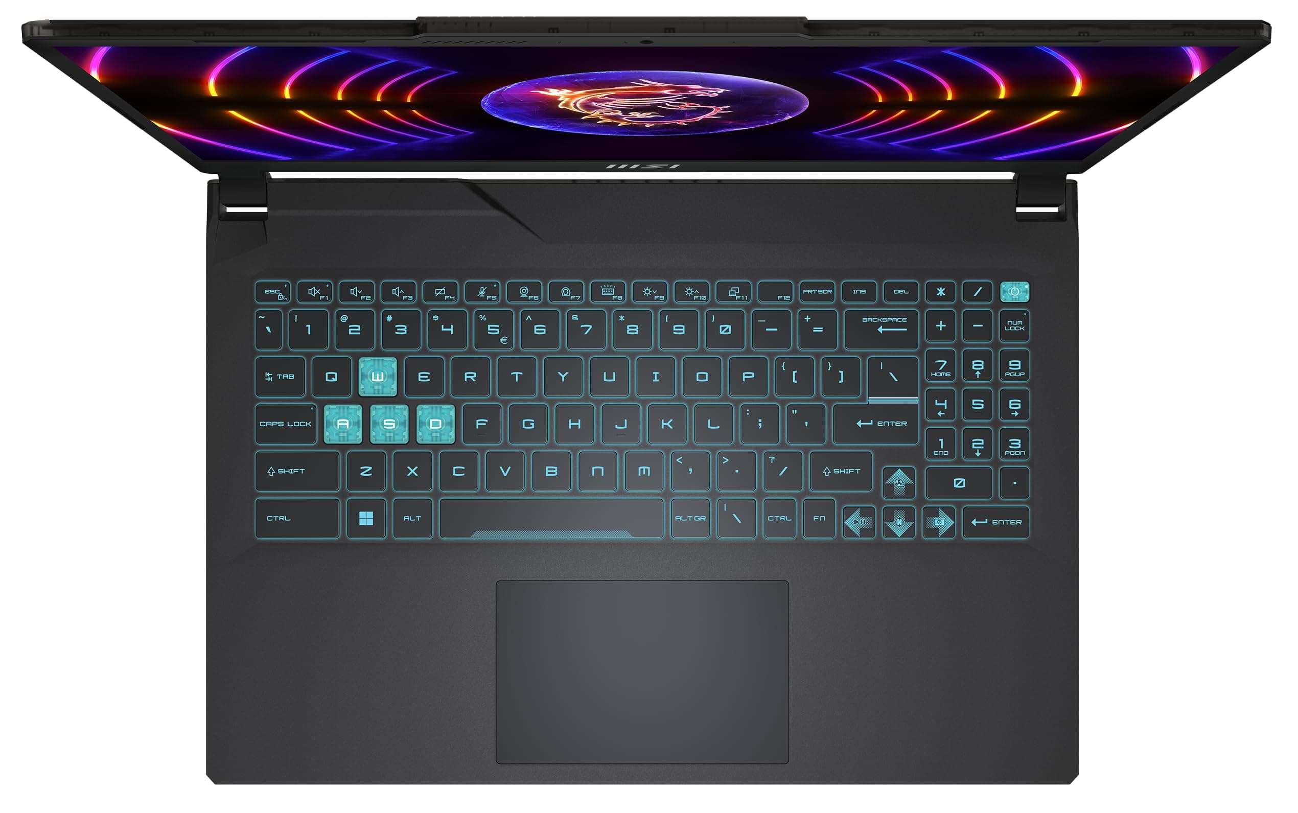 MSI Cyborg 15 Gaming Laptop, 15,6" Full HD 144Hz, Intel Core i5-13420H, NVIDIA GeForce RTX 4050, 16GB DDR5, 512GB SSD, Windows 11 Home, QWERTZ Tastatur, A13VE-863, Schwarz/transparent Intel Core i5-13420H RTX 4050 6GB Bild 3