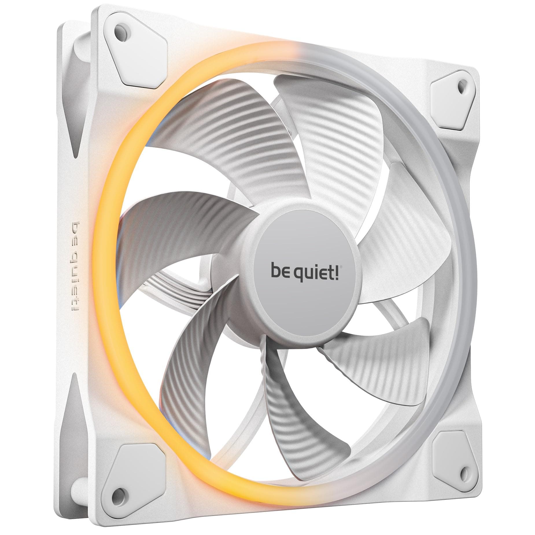 be quiet! Light Wings 140mm PWM Reverse White, 7 invertierte Lüfterblätter, hoher Airflow, ideal für die Seite oder am Boden des Gehäuses, ARGB-Beleuchtung, vielzählige Farben, sehr leiser Betrieb Bild 2