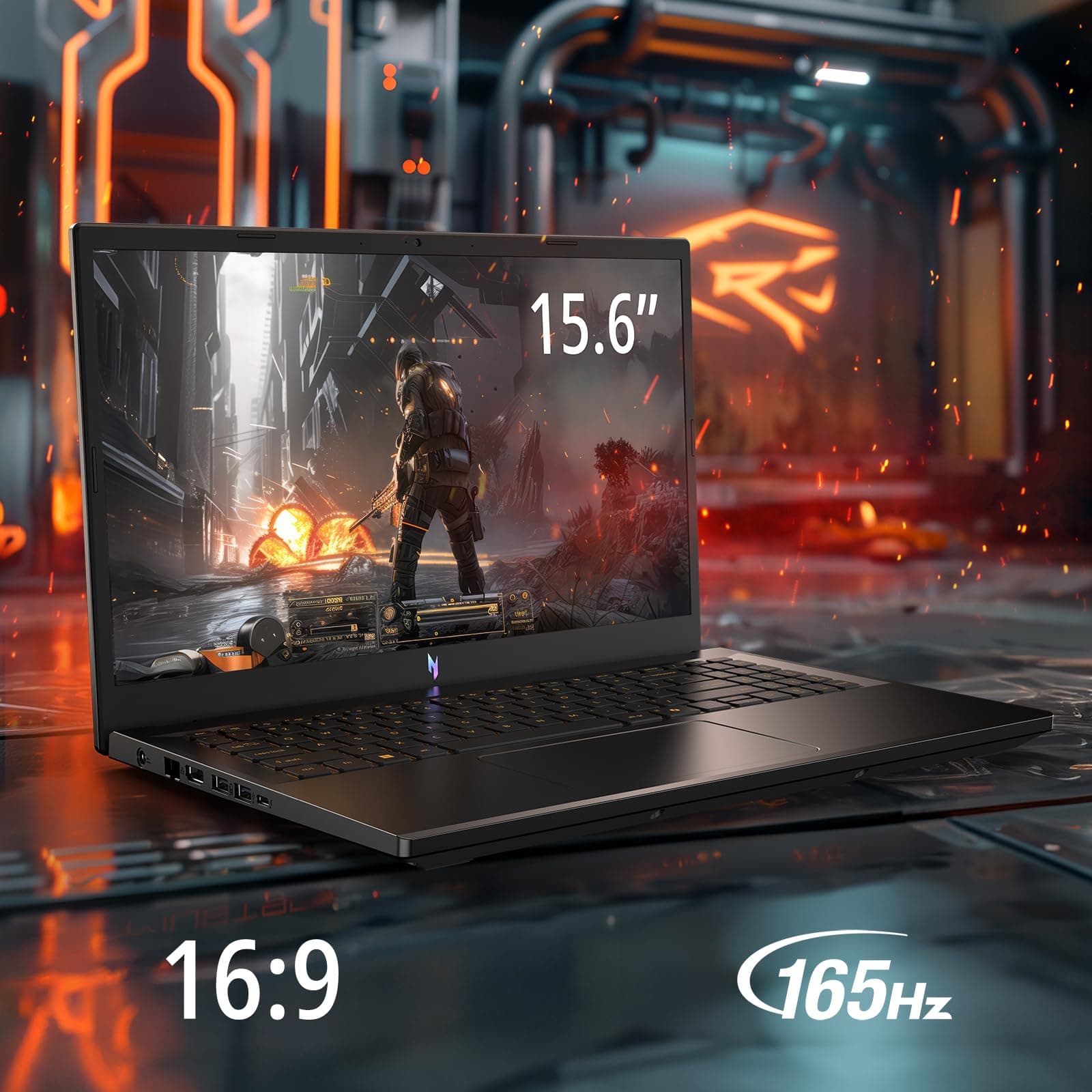 Acer Nitro V 15 ANV15-52-94KP Notebook Gaming, nVidia GeForce RTX 5060 8 GB GDDR7, Intel Core i9-13900H Prozessor, 16 GB DDR4 RAM, 1024 GB SSD, Display 39,5 cm (15,6 Zoll) FHD IPS 165 Hz LED LCD intel core i9-13900h NVIDIA RTX 5060 RAM 16 GB, SSD 1 TB Bild 2