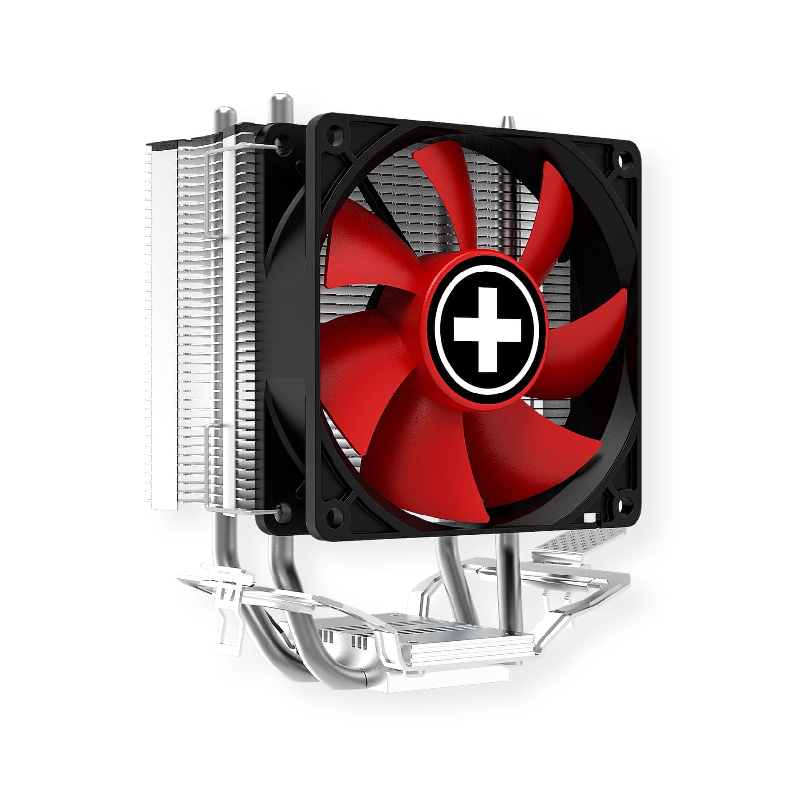 Xilence A402 AMD CPU Luft Kühler, AM5/AM4, 130W TDP, leiser 92mm PWM Lüfter, einfache Montage, optimal für moderate Kühlanforderungen im Office, Home und Gaming, mit Direct Touch Technologie, silber Bild 8