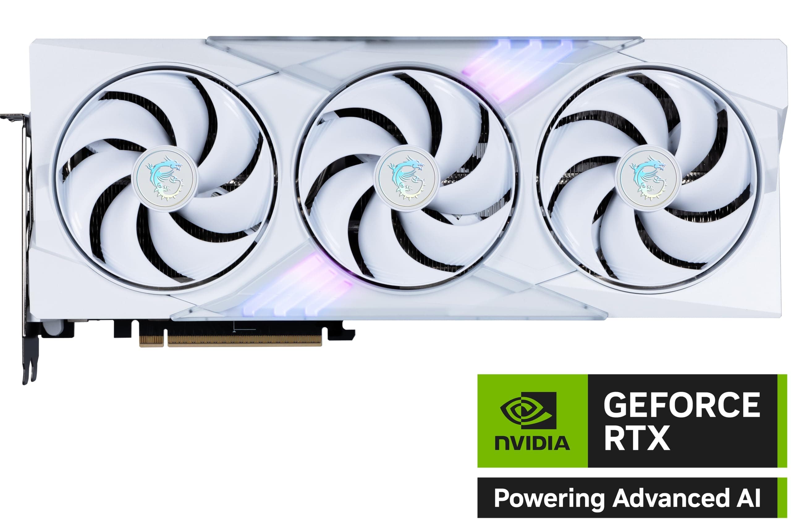GeForce RTX 5070 Ti 16G Gaming Trio OC White — 16GB GDDR7 (28Gbps/256-bit), PCIe 5, Boost: 2572 MHz, HDMI 2.1b, DisplayPort 2.1b Bild 3