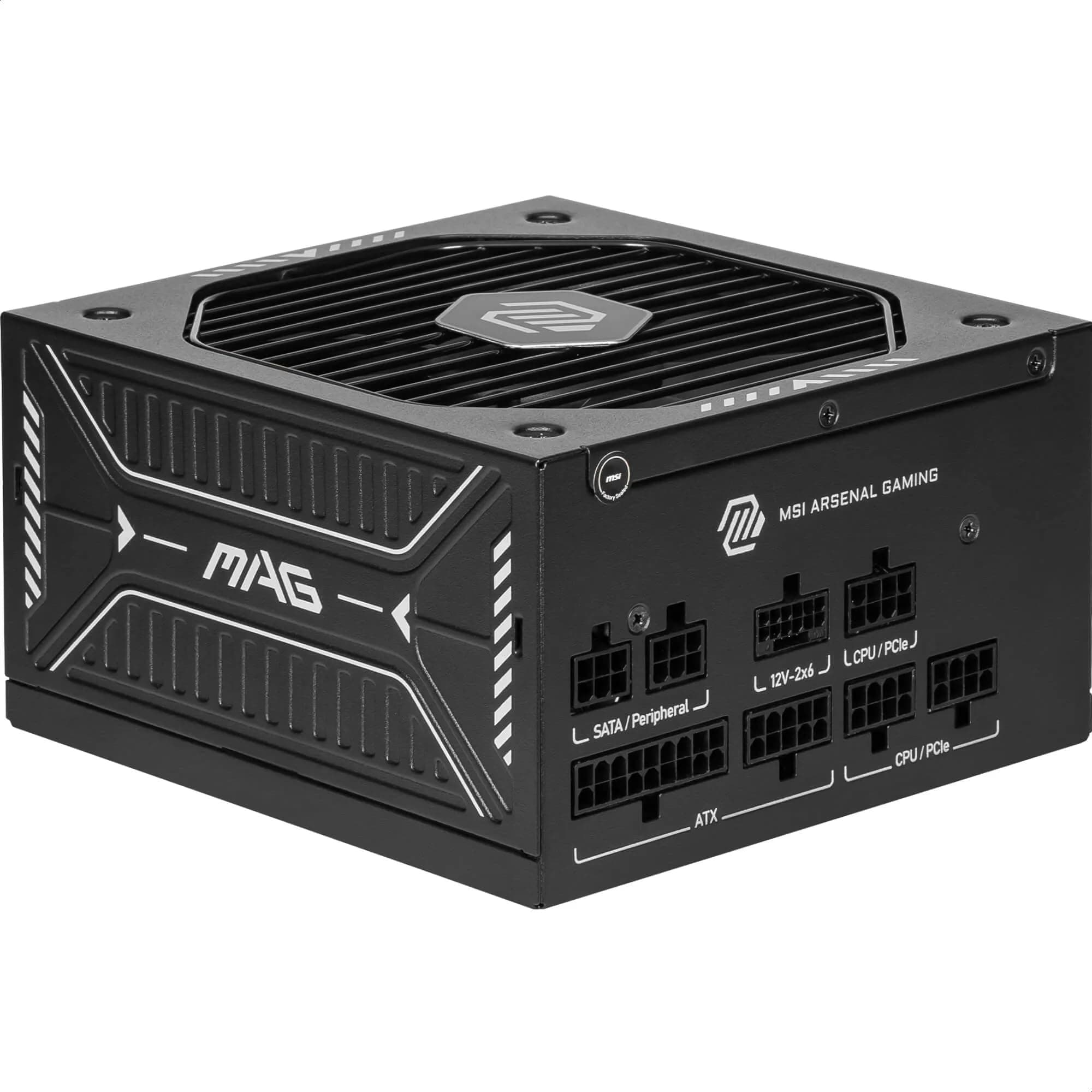 MSI MAG A750GLS PCIE5 Netzteil, 750W, 80 Plus Gold, ATX 3.1, PCIe 5.1 GPU Unterstützung, Native 12V-2x6, Zweifarbiger 12V-2x6 Anschluss, ATX PSU, Modulare Kabel 750W PCIE5