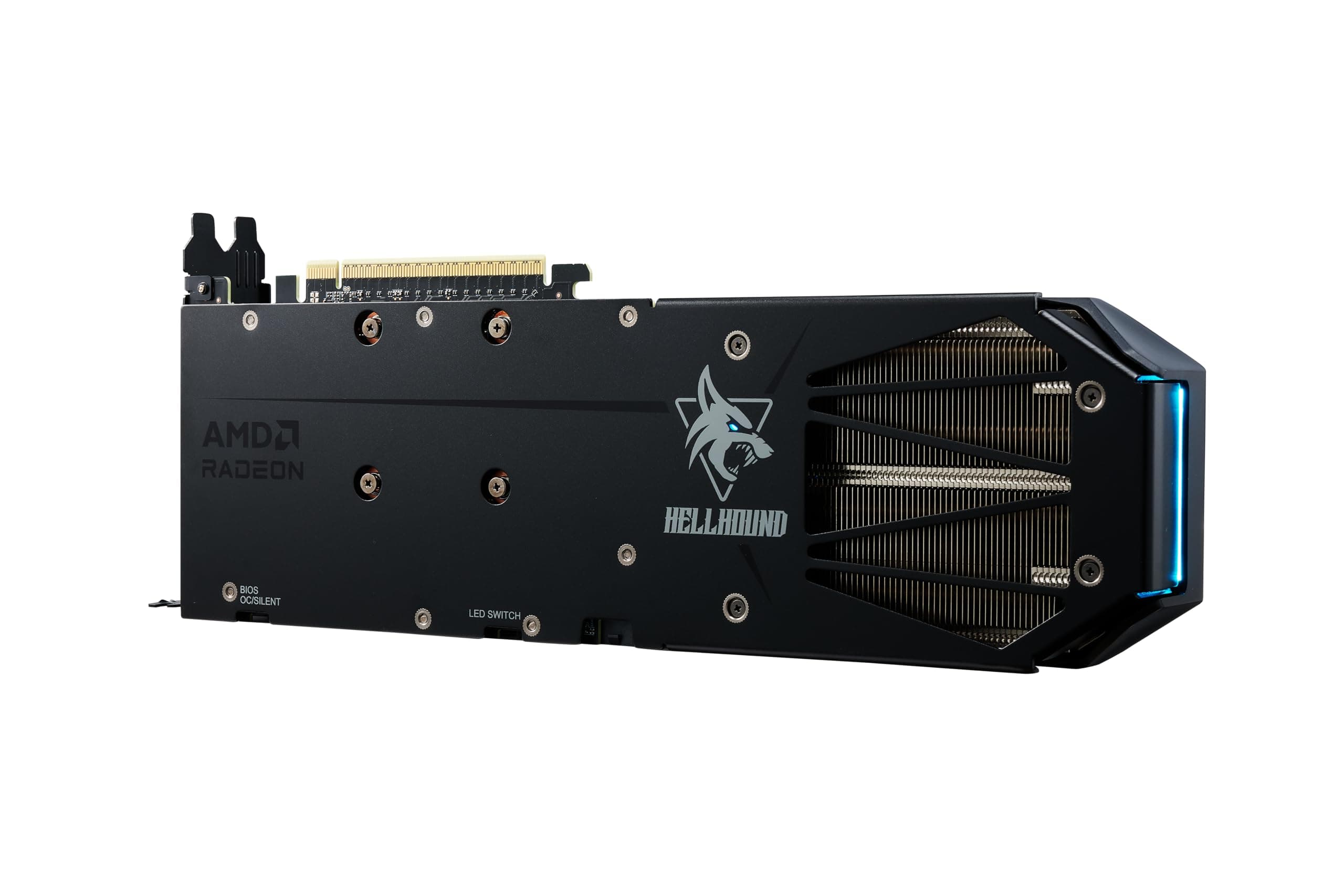 PowerColor Radeon RX9060XT Hellhound OC 16GB 9060 XT 16GB Hellhound Bild 3