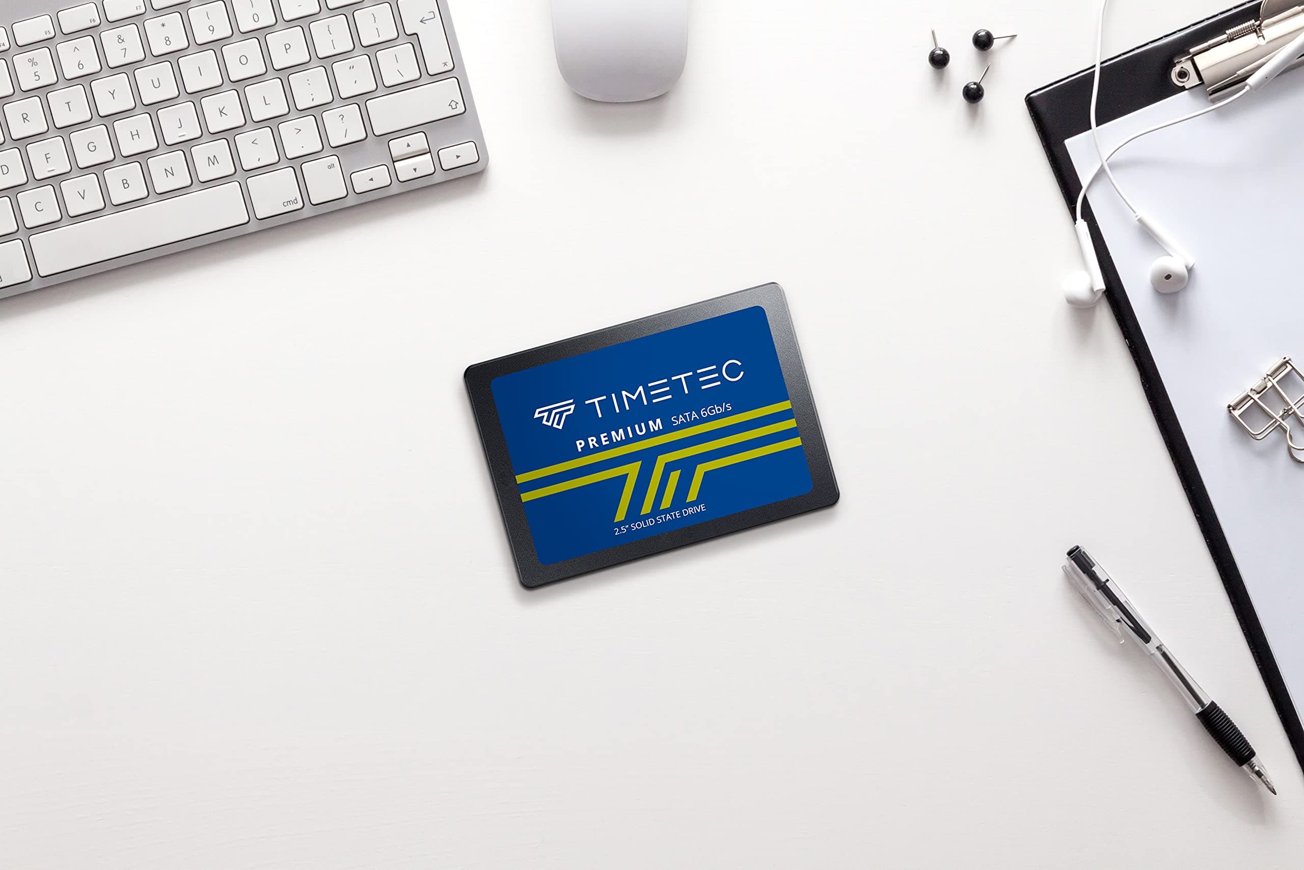 Timetec 1TB SSD 3D NAND SATA III 6 Gb/s 2,5 Zoll 7 mm (0,28 Zoll), Lesegeschwindigkeit bis zu 550 MB/s, SLC-Cache, Leistungssteigerung, internes Solid-State-Laufwerk für PC Bild 7