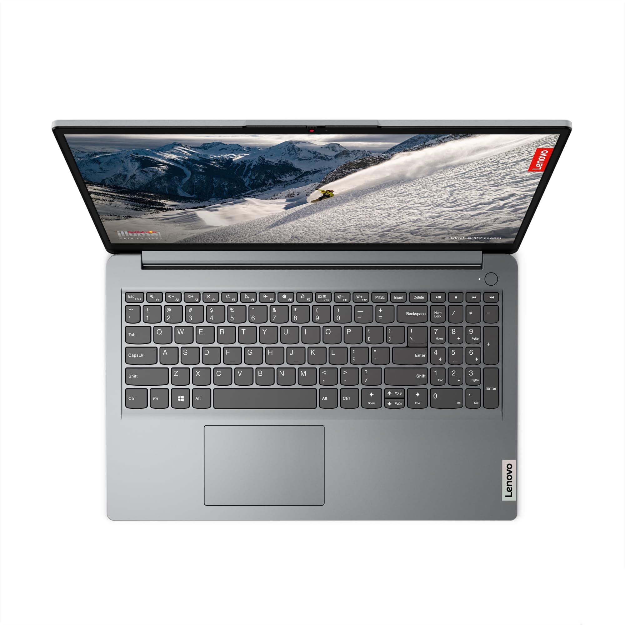 Lenovo IdeaPad 1 Laptop | 15,6" Full HD Display | AMD Ryzen 3 7320U | 8GB RAM | 512GB SSD | AMD Radeon Grafik | Windows 11 Home | grau | QWERTZ | 3 Monate Premium Care Bild 2