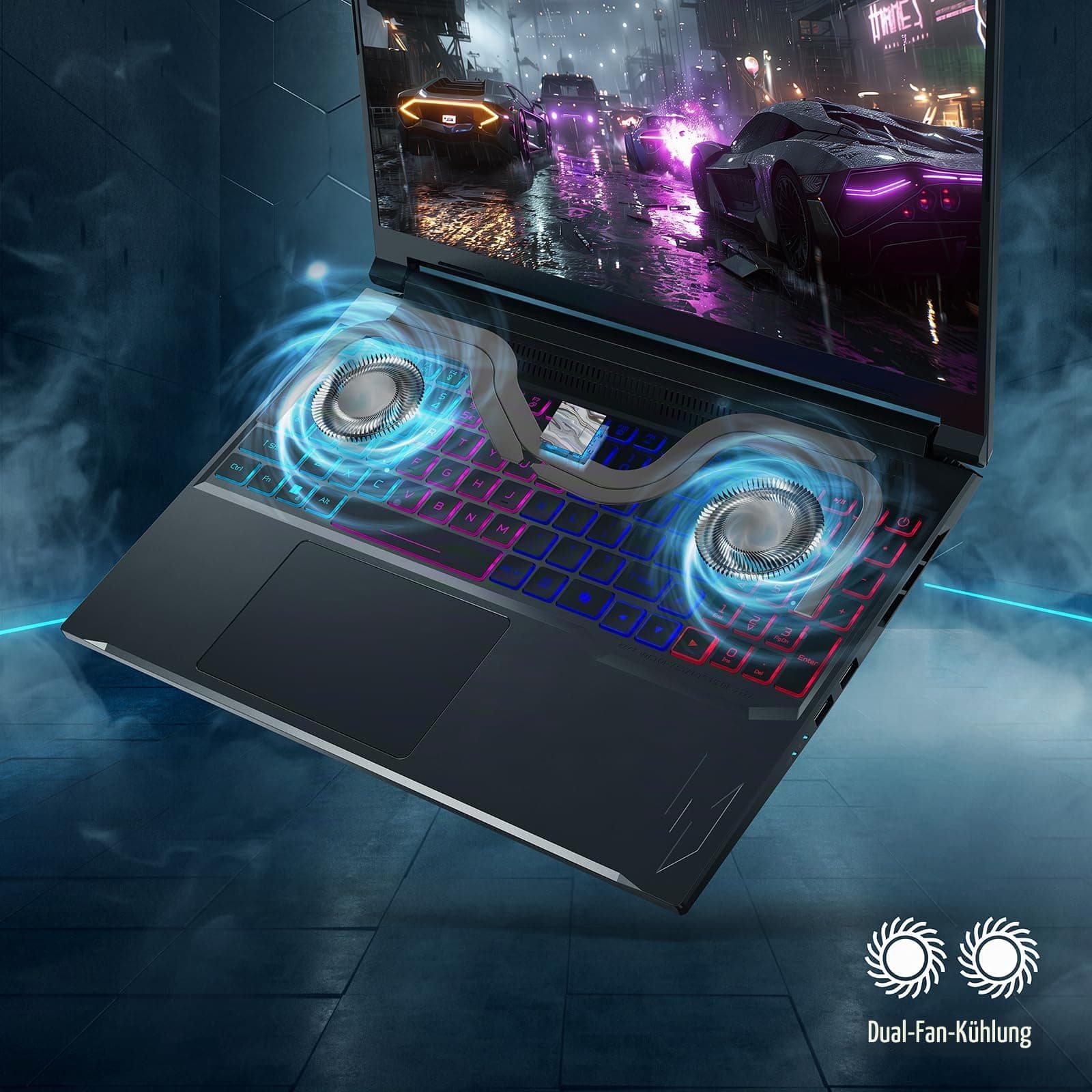 acer Nitro V 16S AI Laptop IA | Notebook Gaming | Nvidia GeForce RTX 5070 8GB | Ryzen AI 7 350 | RAM 16GB DDR5 | 1024GB SSD | 16" WQXGA IPS 180Hz Display | Copilot+ PC | Windows 11 | QWERTY Ryzen AI 7 350 NVIDIA RTX 5070 RAM 16 GB, SSD 1 TB Bild 4