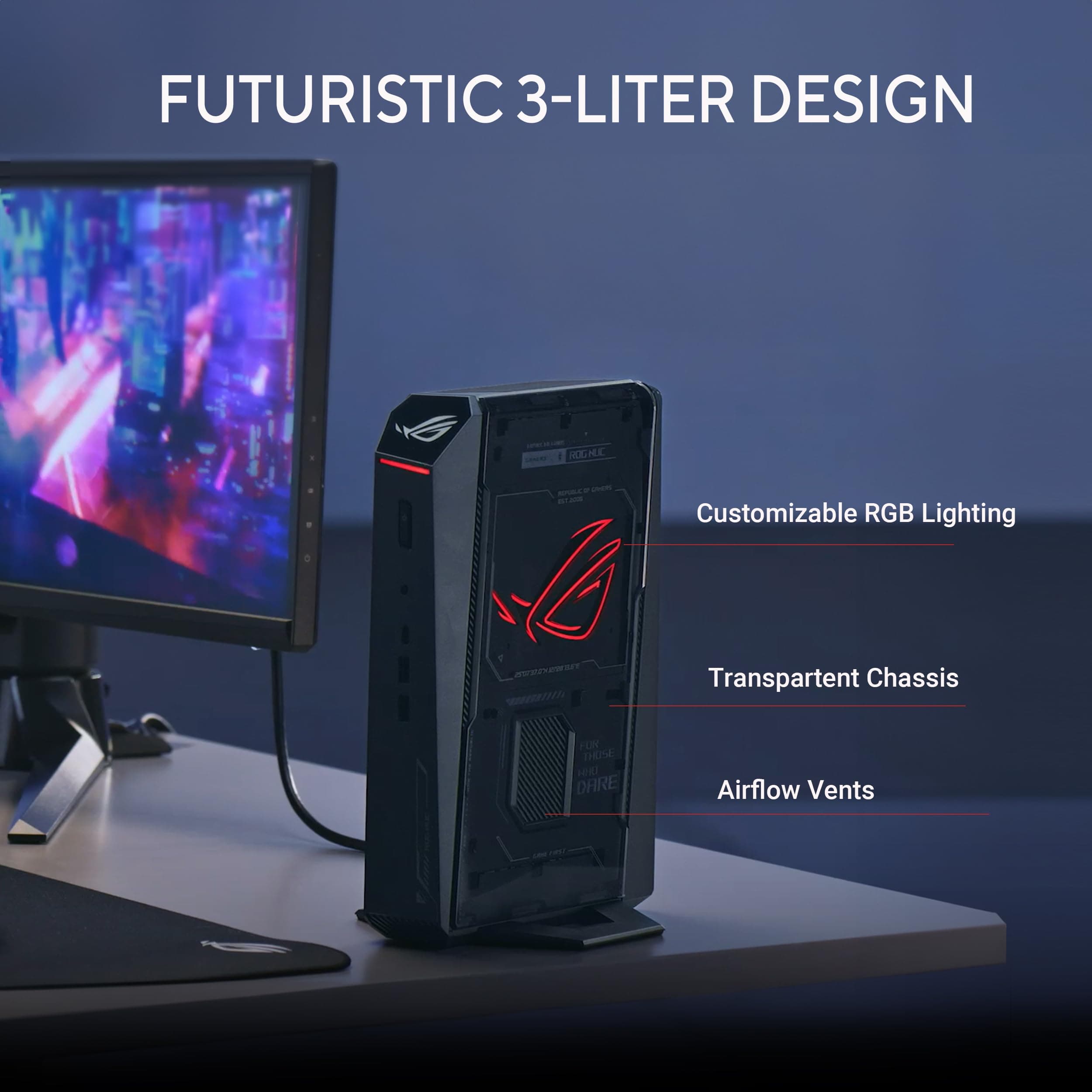 ASUS ROG NUC 15 Tall RNUC15JNK9X28AA2 (Intel Core Ultra 9 275HX, NVIDIA GeForce RTX 5080, 2TB Speicher, 16x2 GB RAM, Intel WiFi 7, Windows 11 Home, EU-Netzkabel, unterstützt OpenClaw & Hermes Agent) Bild 7