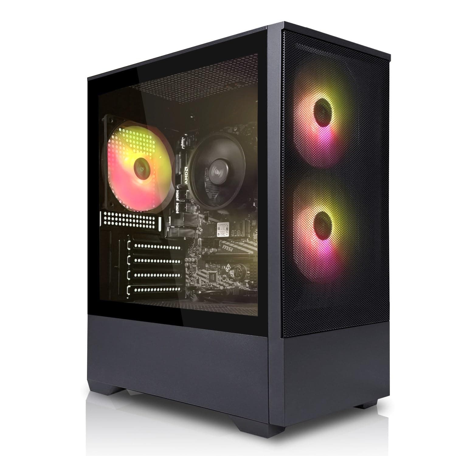 SYSTEMTREFF Basic Gaming PC Intel Core i5-12600K 6x4.9GHz | Nvidia RTX 3050 6GB DX12 | 512GB M.2 NVMe | 16GB DDR4 RAM | Windows 11 | WLAN Desktop Computer Rechner für Gamer, Zocker & Streamer