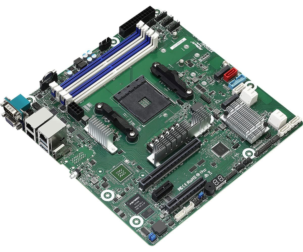 ASRock Rack X570D4U Motherboard (Micro-ATX, Sockel AM4, AMD X570) Bild 3