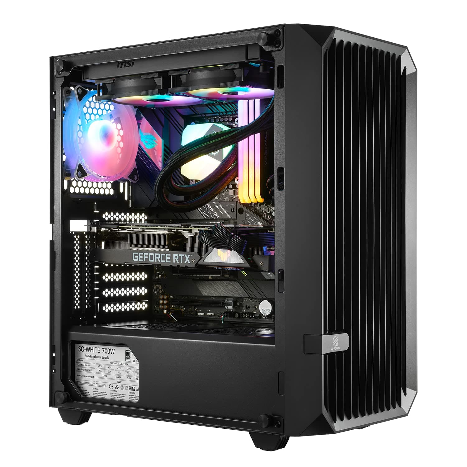 High End Gaming PC Core i7-14700KF, NVIDIA RTX 5070 12GB, 32 GB DDR5 RAM, 1TB M.2 SSD, Windows 11 Pro Intel Core i7-14700KF NVIDIA RTX 5070 12GB 32 GB 1000.0 GB Bild 6
